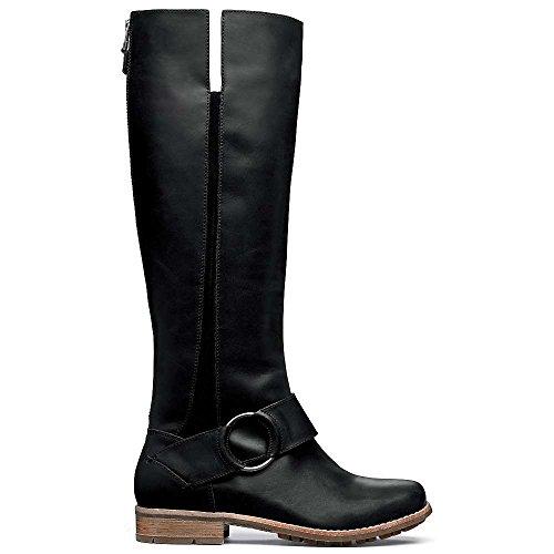 OluKai Holo Lio II - Women's Tall Boots - Black/Black