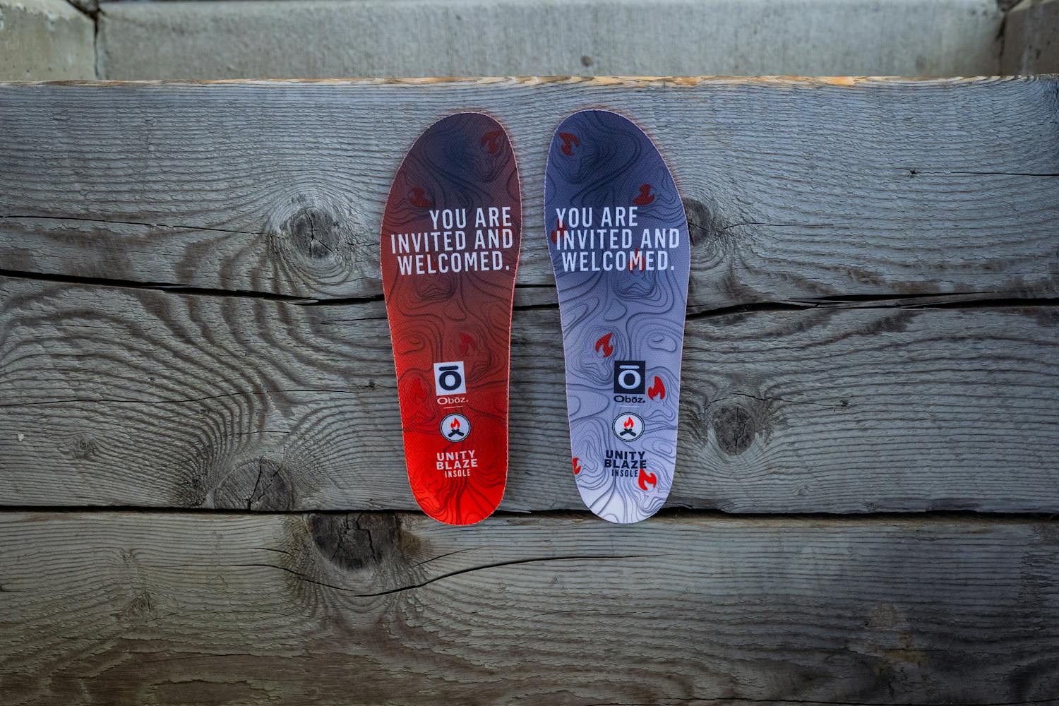 Oboz Unity Blaze Trail Insole - Unisex Comfort Orthotic Shoe / Boot Insoles with Enhanced Arch Support - SummerUnityBlazeInsole