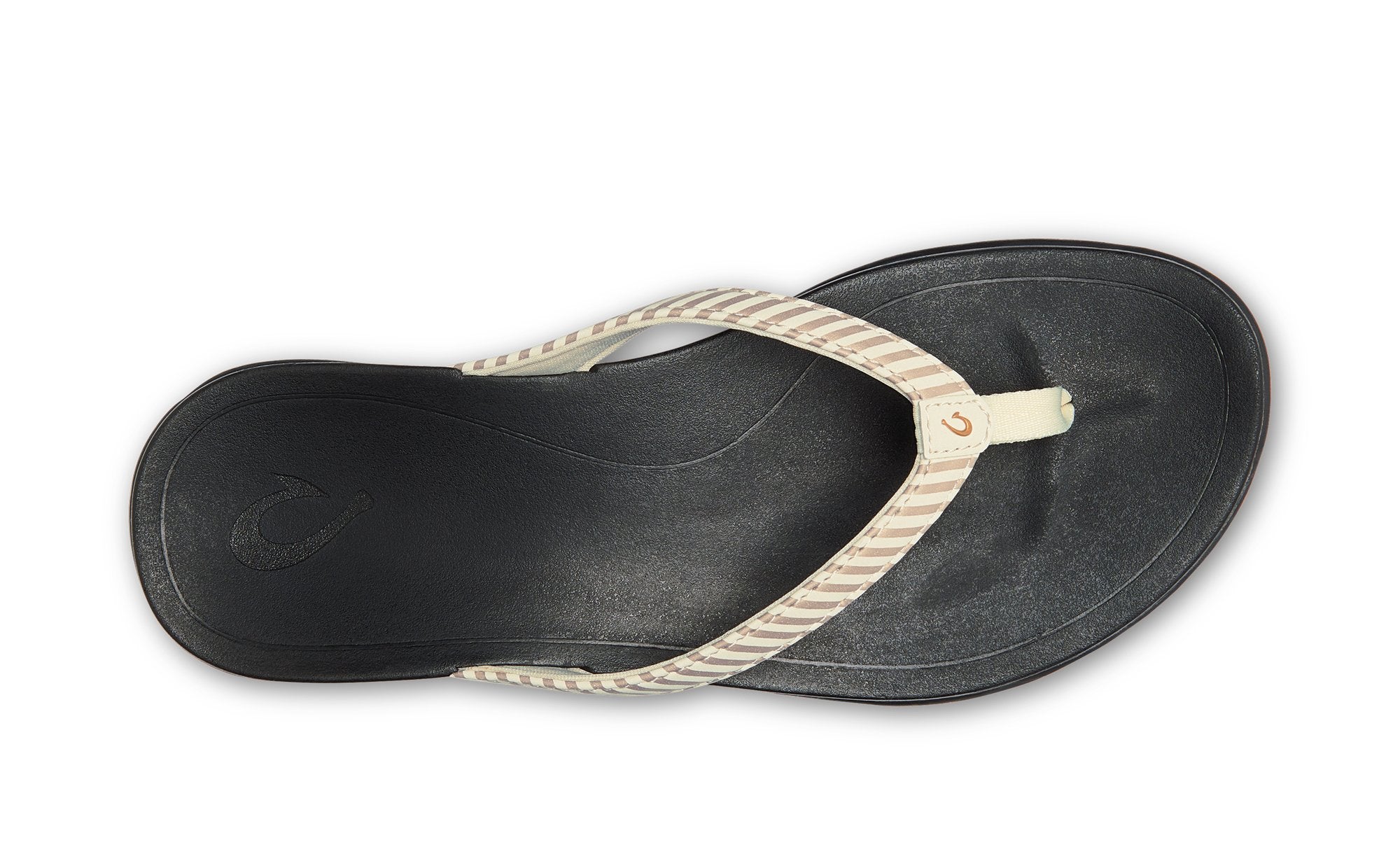 OluKai Hoopio Women's Beach Sandals - Bone / Stripe - Top