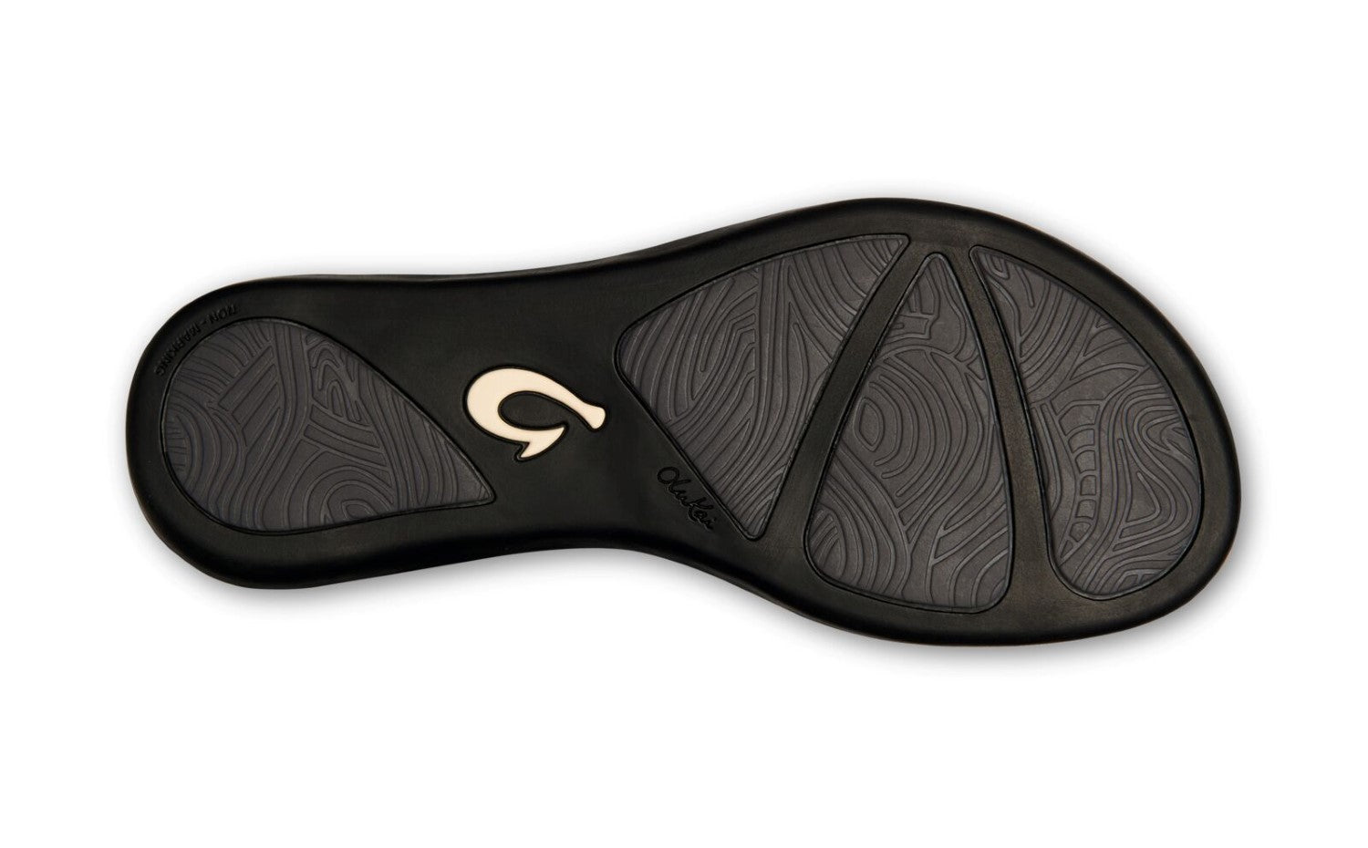 Olukai Ho'opio - Women's Comfort Sandal - Deep Water/Black - Sole