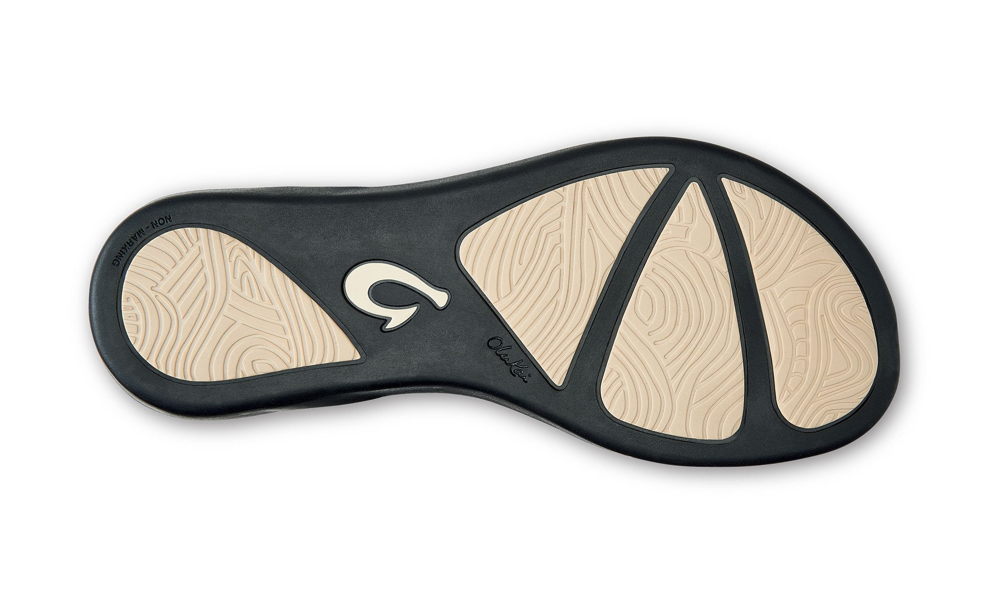 Olukai Hoopio Women's Beach Sandals - Bubbly / Black - Sole