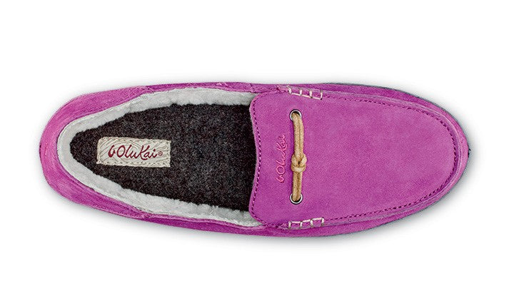 OluKai Pa'ani - Women's Comfort Slipper - Sheepskin - Bogenvilliea/Dk Shadow - Top