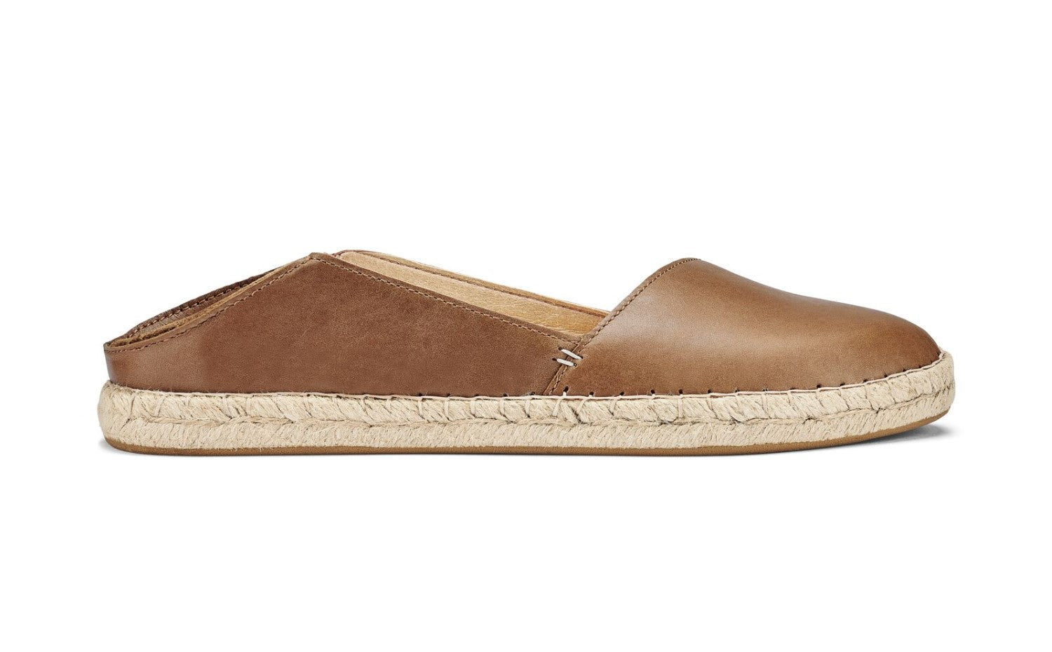 OluKai Kaula Pa'A 'Ili Women's Shoes - Tan/Tan - Drop-In-Heel