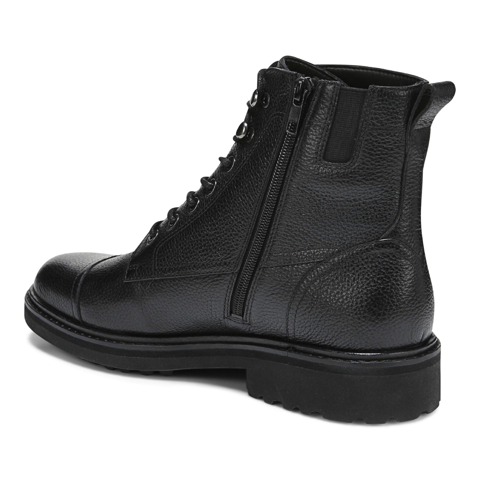 Vionic Livermore Men's Ankle Boot - Black - Back angle