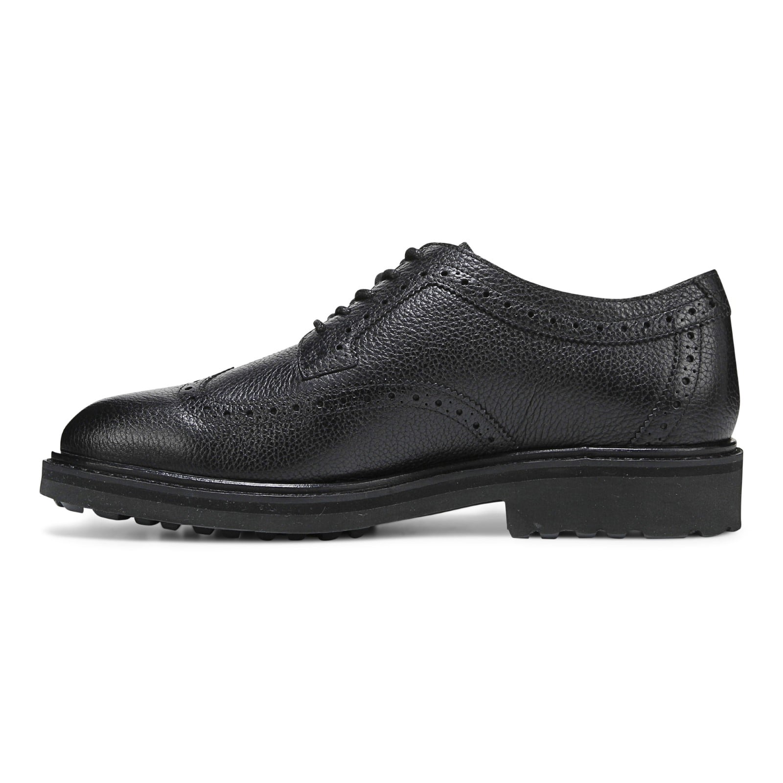 Vionic Lombard Men's Oxford Lace-Up Shoe - Black - Left Side