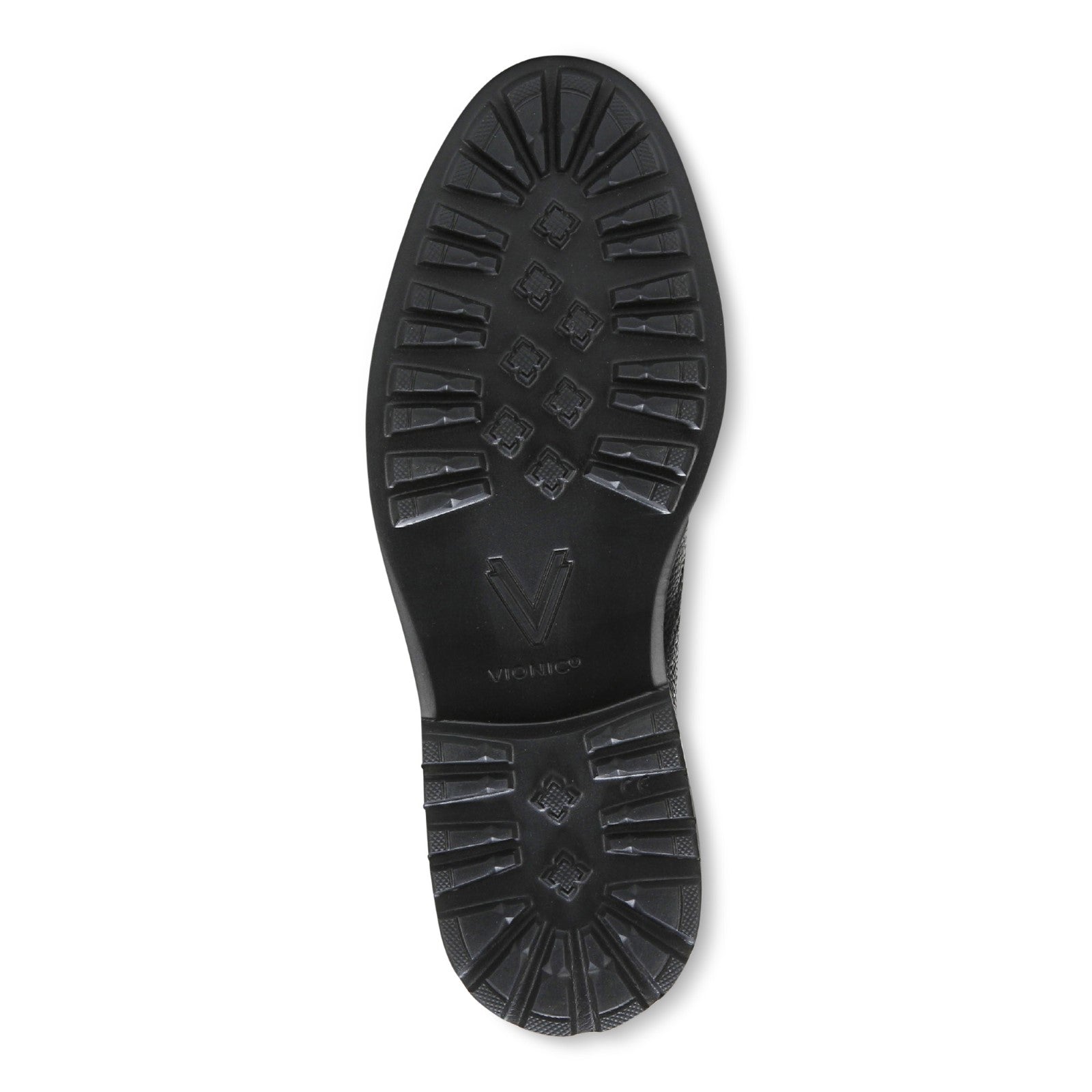 Vionic Lombard Men's Oxford Lace-Up Shoe - Black - Bottom
