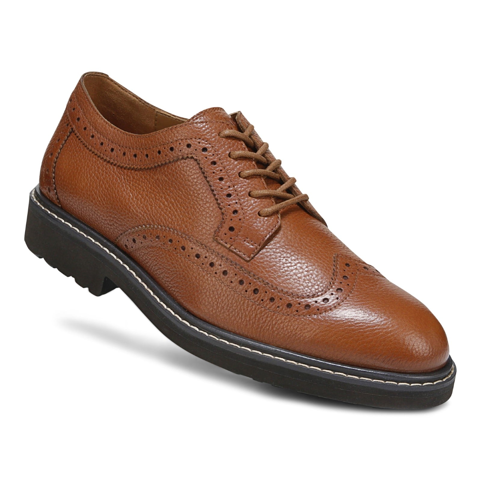 Vionic Lombard Men's Oxford Lace-Up Shoe - Tan -  LOMBARD-J0733L1200-TAN-13fl-med
