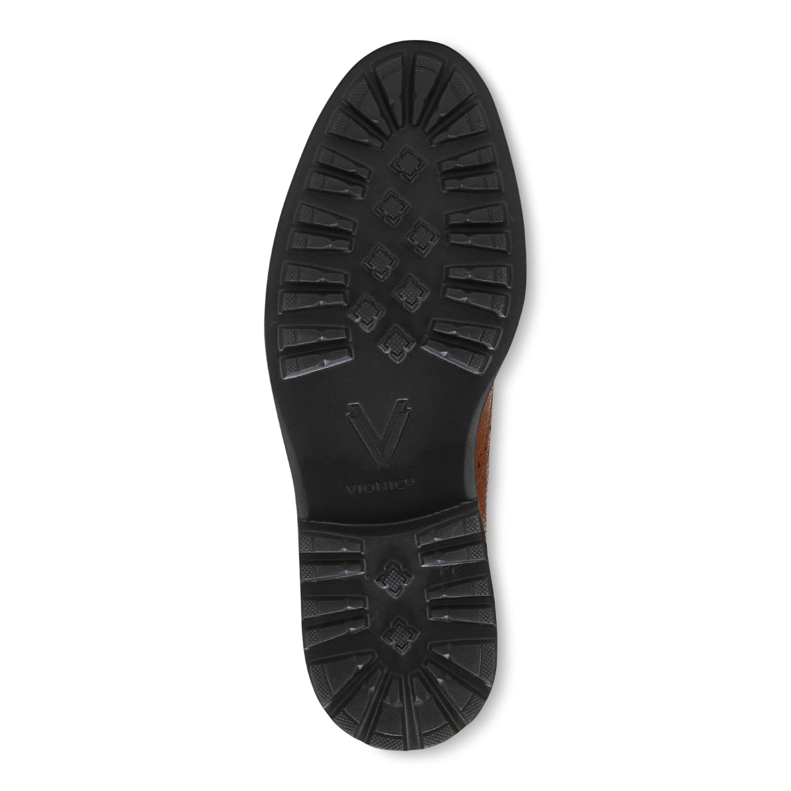 Vionic Lombard Men's Oxford Lace-Up Shoe - Tan - Bottom