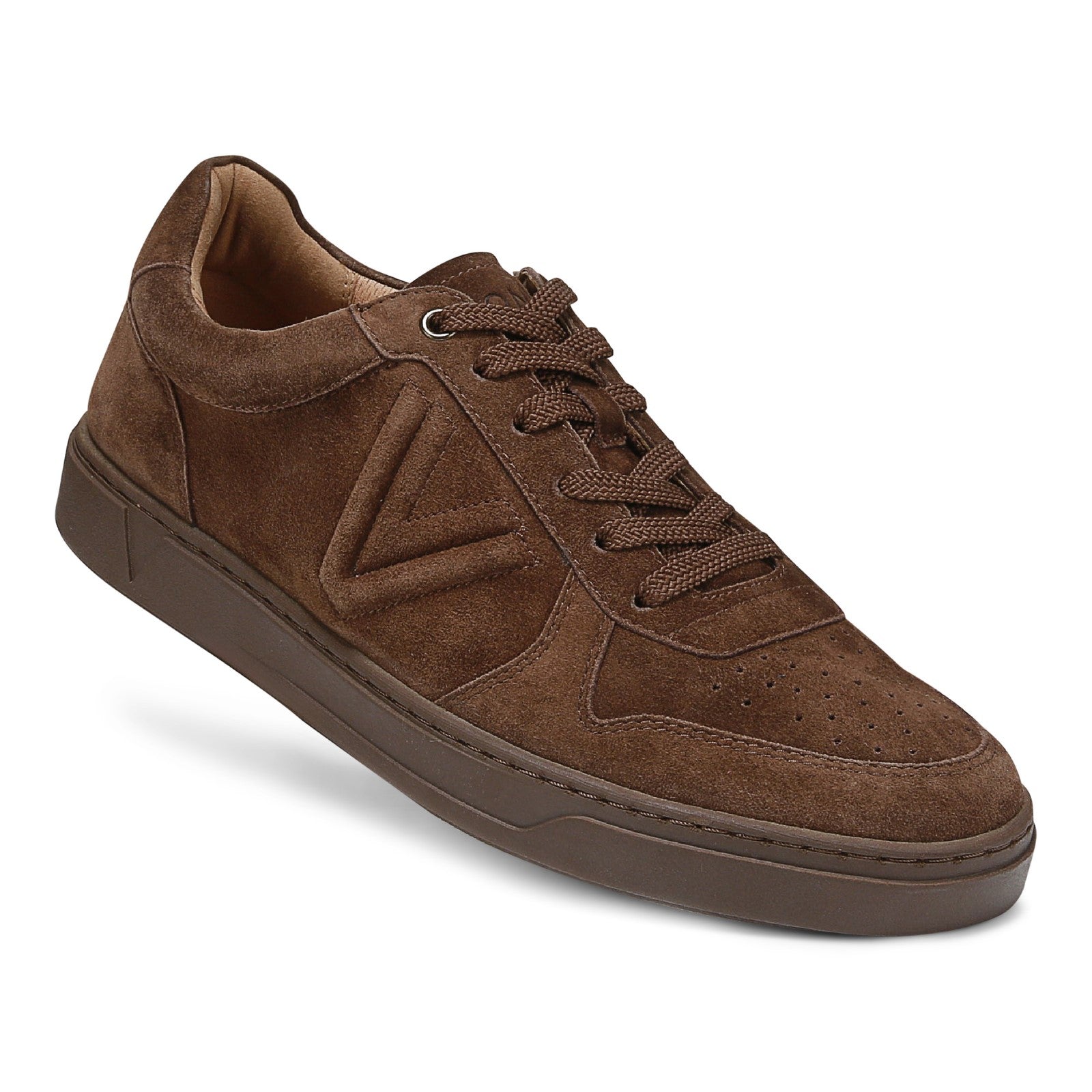 Vionic Lucas Court - Men's Casual Comfort Sneaker - Dark Brown -  LUCAS COURT-I9351L7201-DARK BROWN-13fl-med