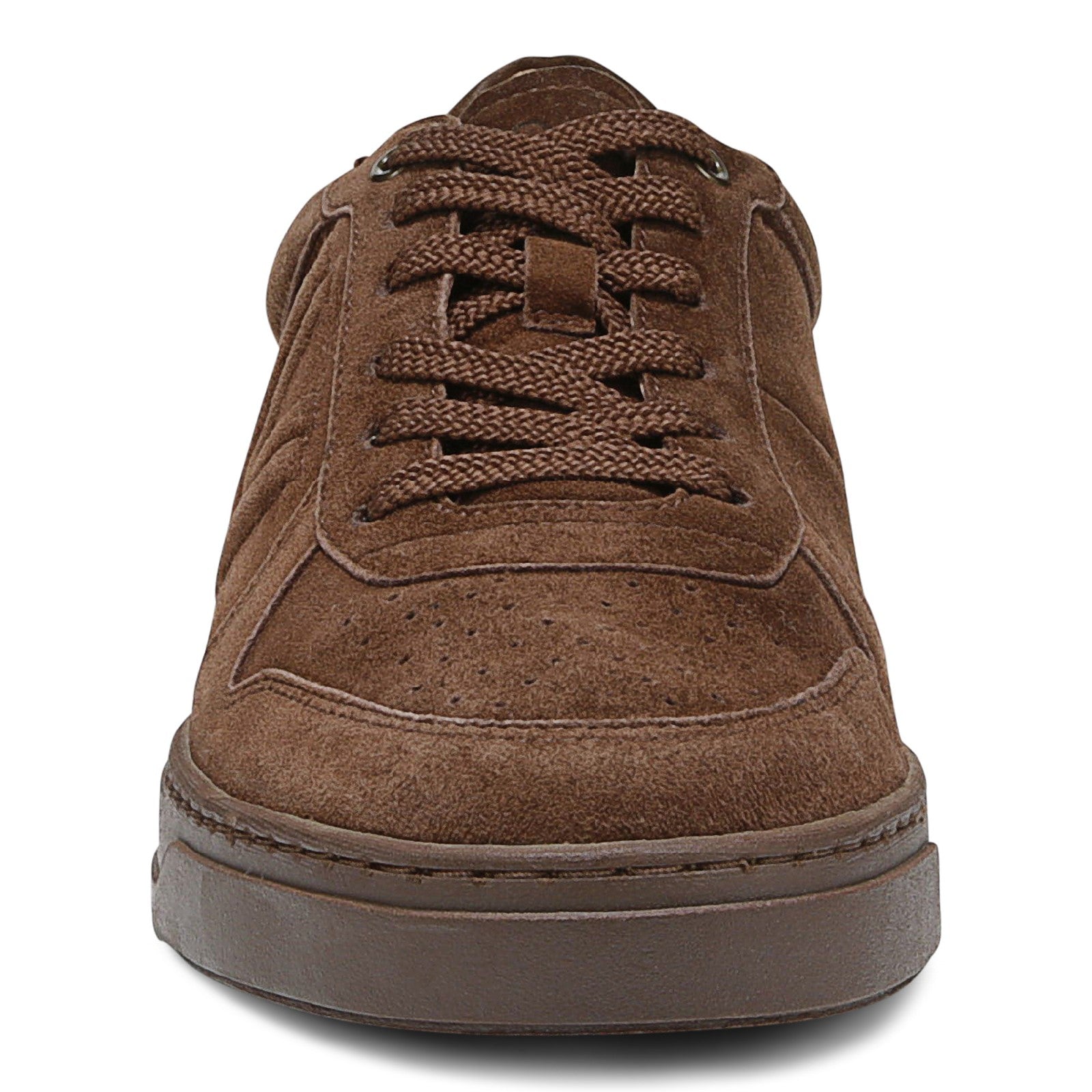 Vionic Lucas Court - Men's Casual Comfort Sneaker - Dark Brown - Front