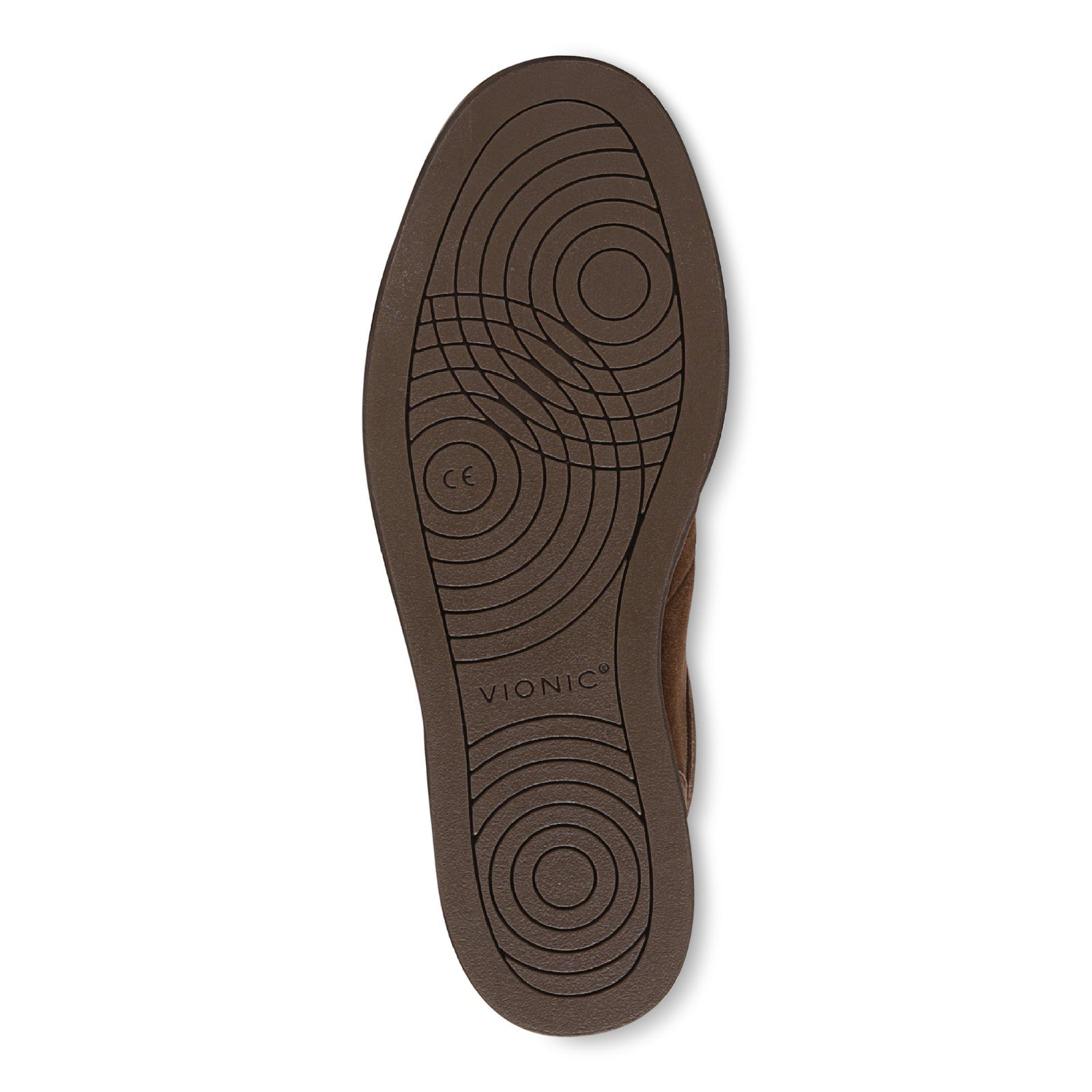 Vionic Lucas Court - Men's Casual Comfort Sneaker - Dark Brown - Bottom