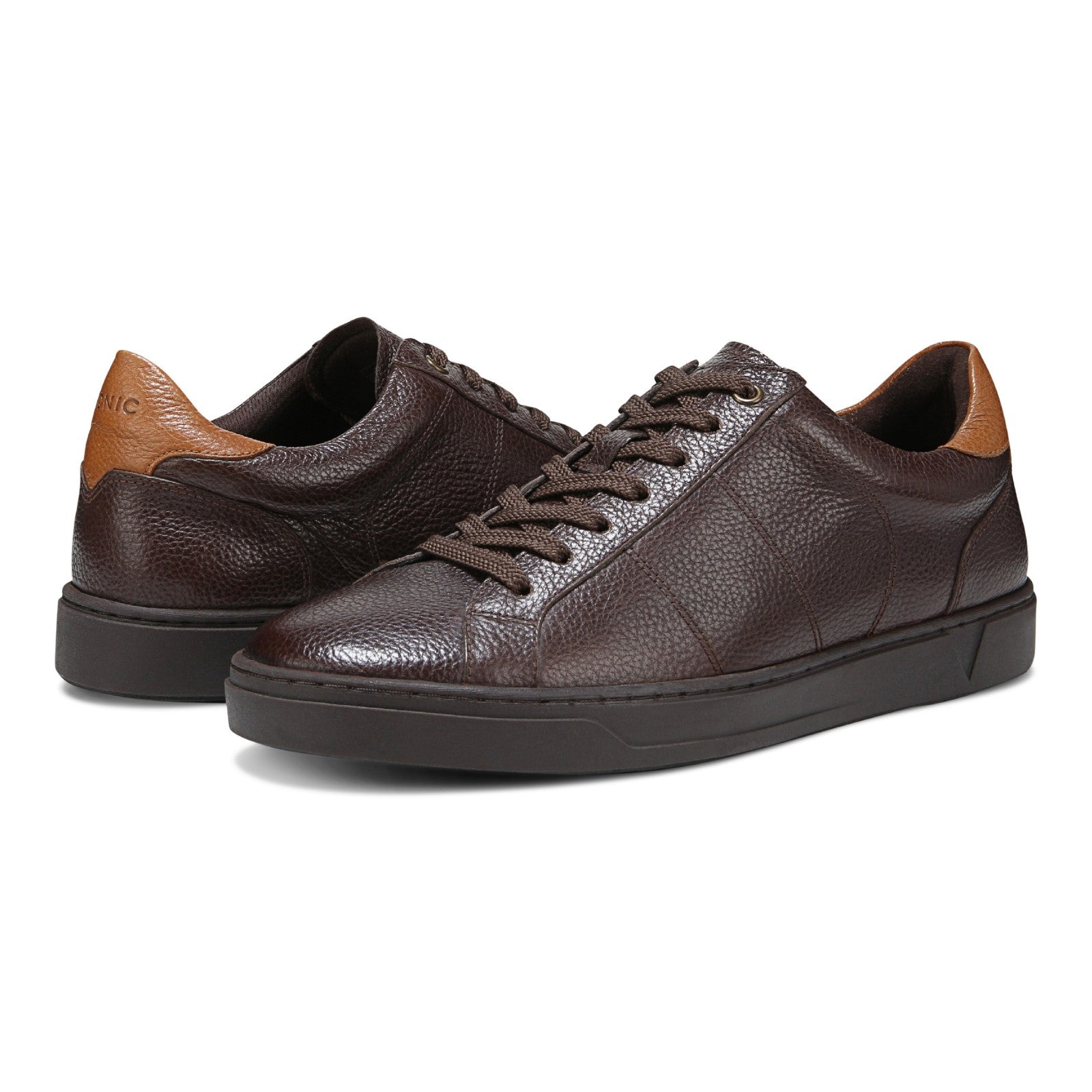 Vionic Lucas II - Men's Casual Comfort Loafer - Chocolate Ganache - pair left angle