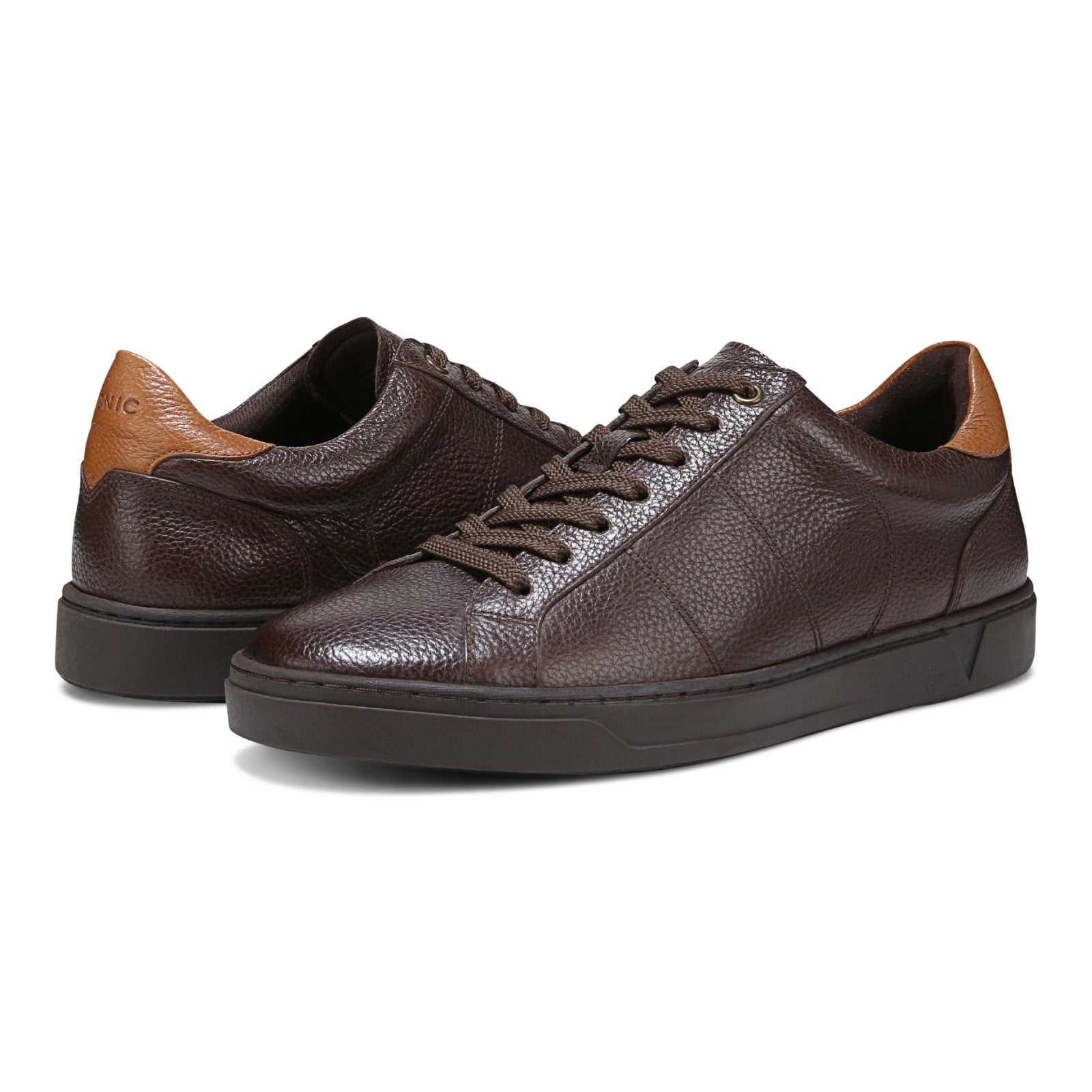 Vionic Lucas II - Men's Casual Comfort Loafer - Chocolate Ganache - pair left angle