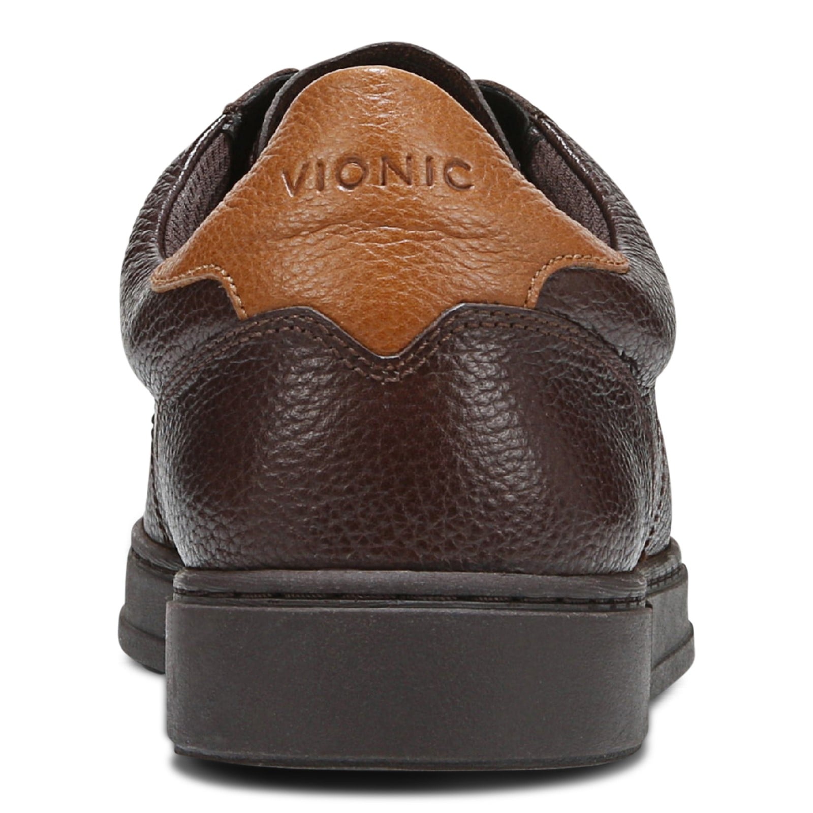 Vionic Lucas II - Men's Casual Comfort Loafer - Chocolate Ganache - Back