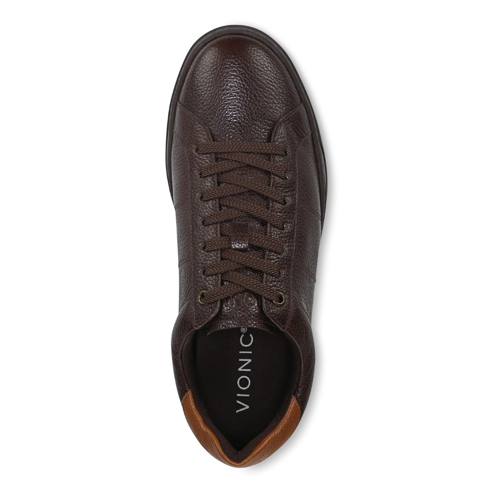 Vionic Lucas II - Men's Casual Comfort Loafer - Chocolate Ganache - Top