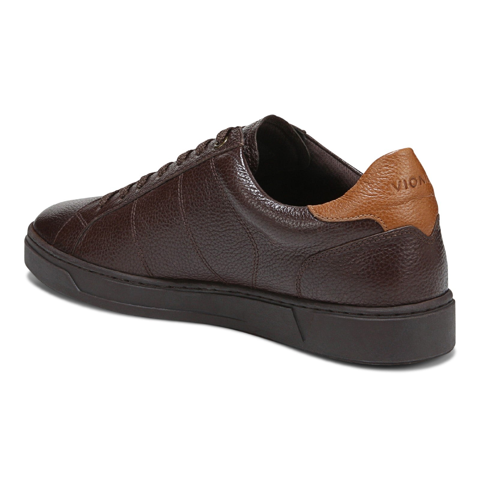 Vionic Lucas II - Men's Casual Comfort Loafer - Chocolate Ganache - Back angle