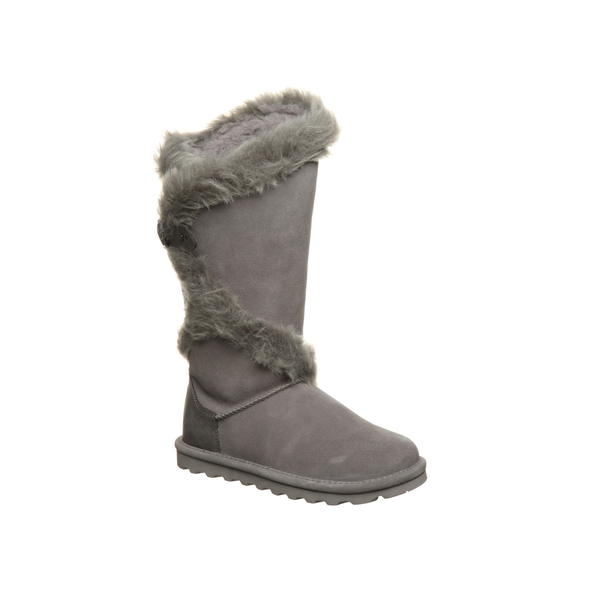 Bearpaw Sheilah Women's 14 inch Boots - 2139W  051 - Gray Fog - Profile View