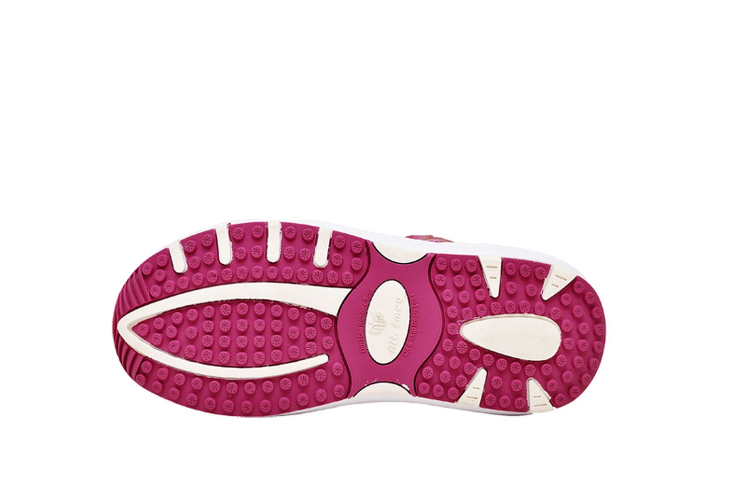 Mt. Emey Children's Orthopedic High-Top Slip Resistant Sneakers by Apis - Rosy Red/White 