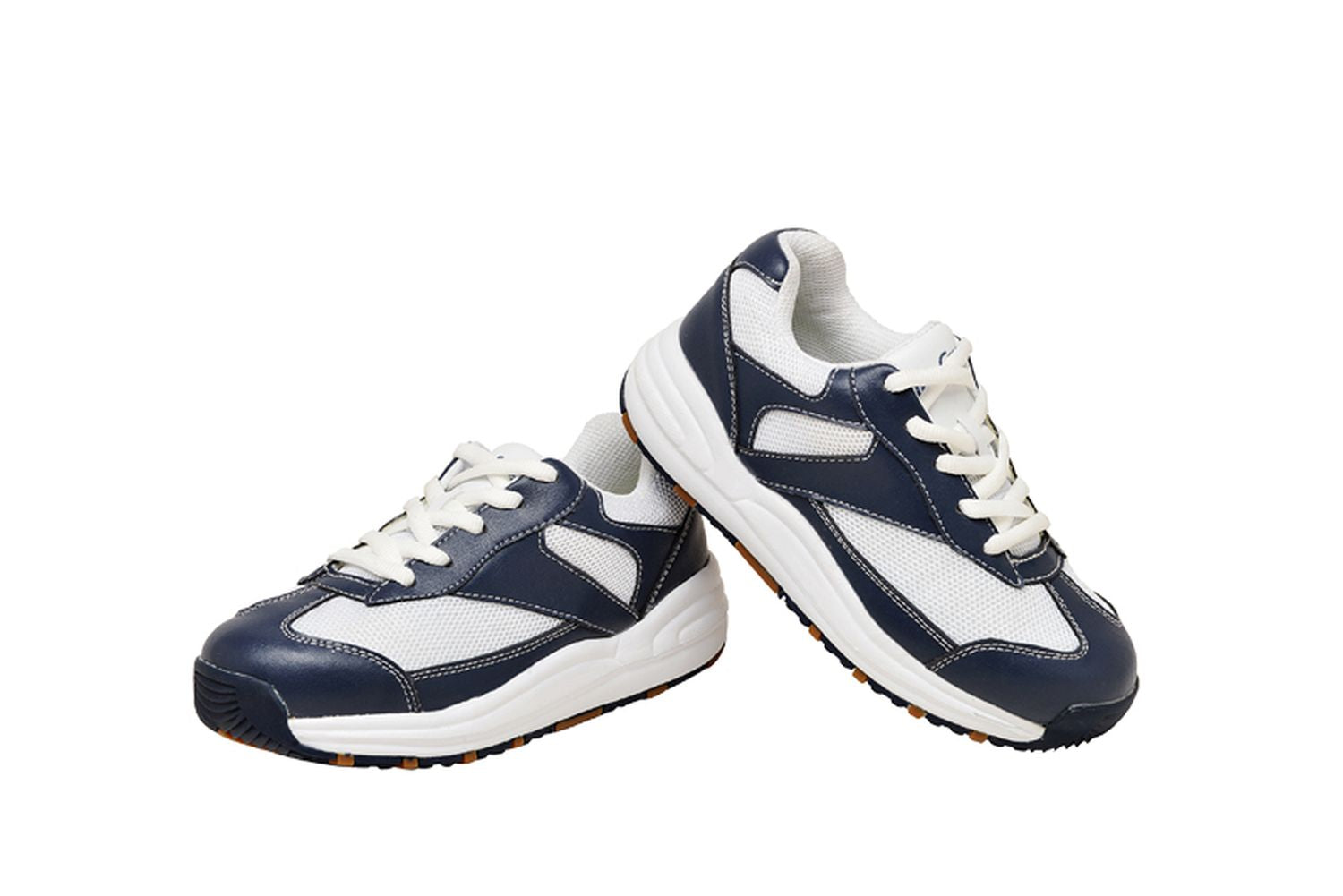 Mt. Emey Children's Orthopedic Sneakers - Slip Resistant by Apis - Navy/White 