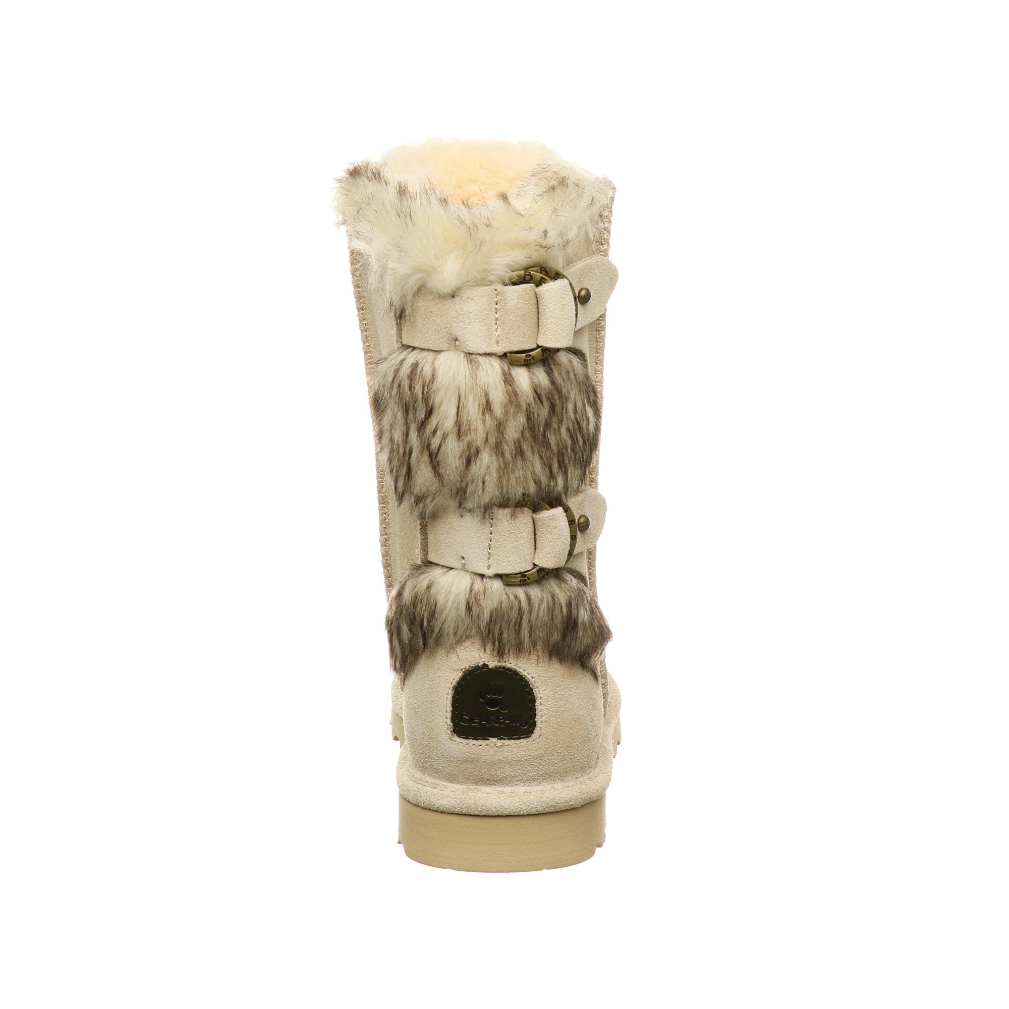 Bearpaw Eloise Women's Leather Boots - 2185W  125 - Oat - Back View