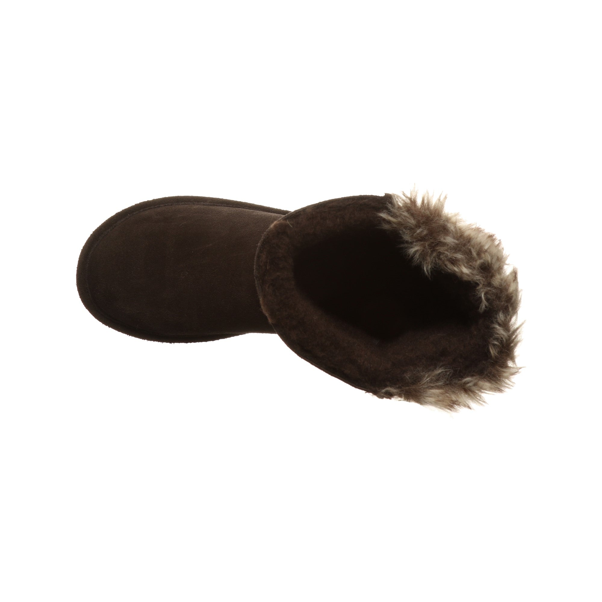Bearpaw Eloise Women's Leather Boots - 2185W  205 - Chocolate - Top View
