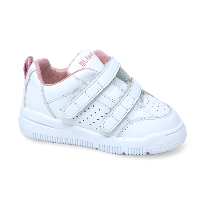 Mt. Emey 2327-V Pink - Toddler Orthopedic Shoes with Hook and Loop Pink Trim - Pink