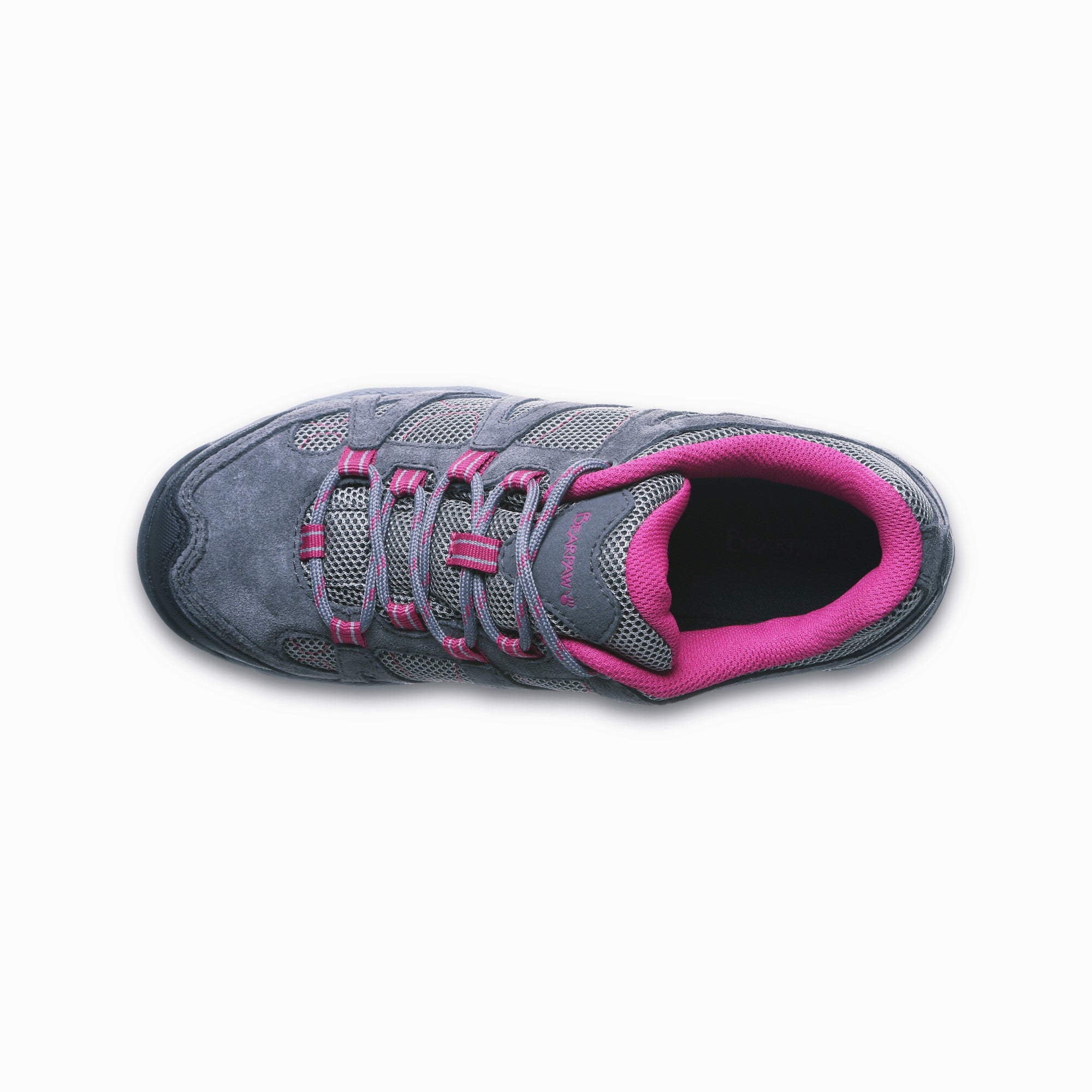 Bearpaw Olympus Women's Leather Shoe - 2383W  030 - Charcoal - Top View