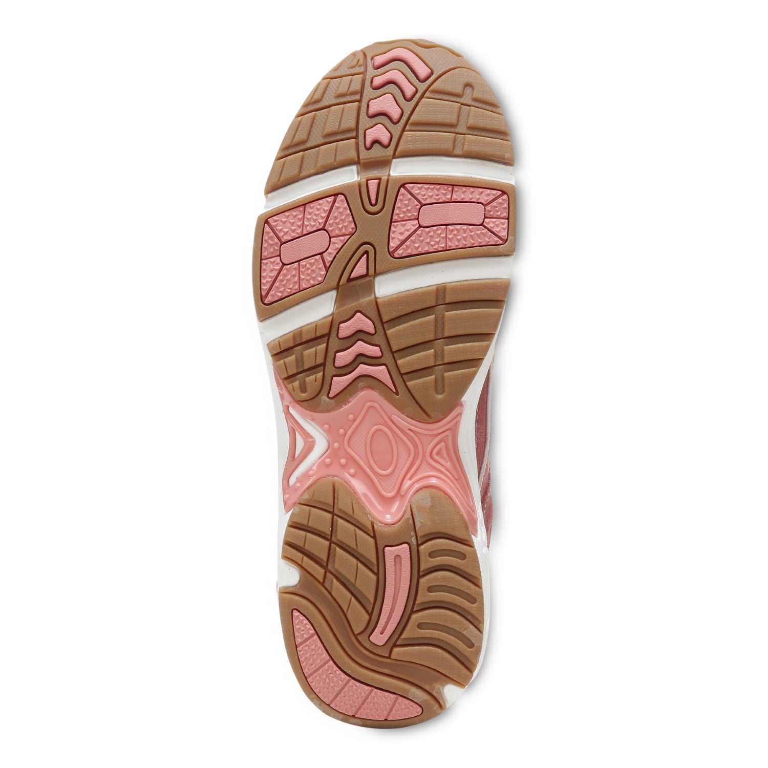 Vionic Walker Women's Plantar Fasciitis Shoe - Dusty Cedar Suede - DUSTY CEDAR SUEDE Bottom
