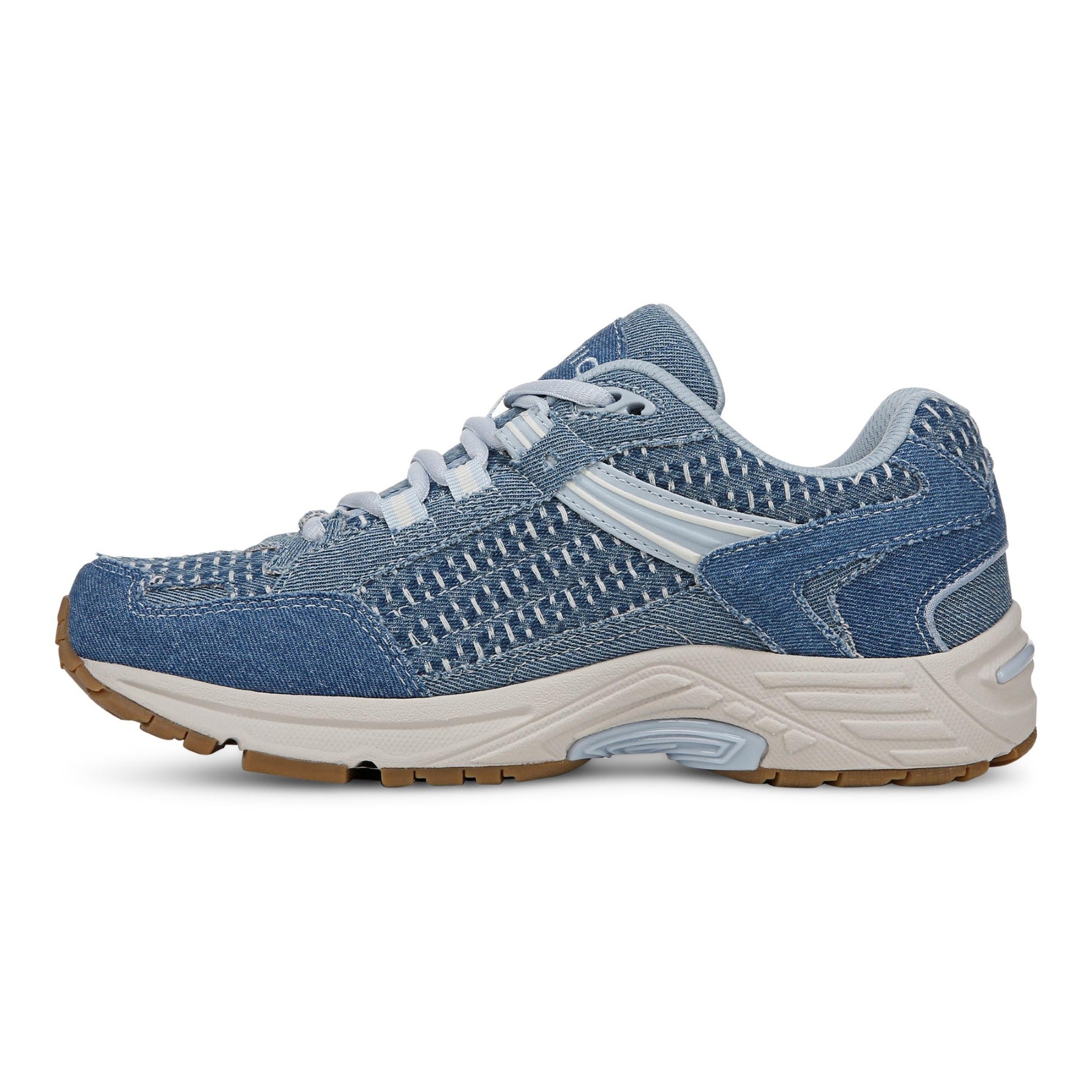Vionic Classic Walker 2.0 Women's Athletic Walking Shoe - Light Denim Multi - Left Side