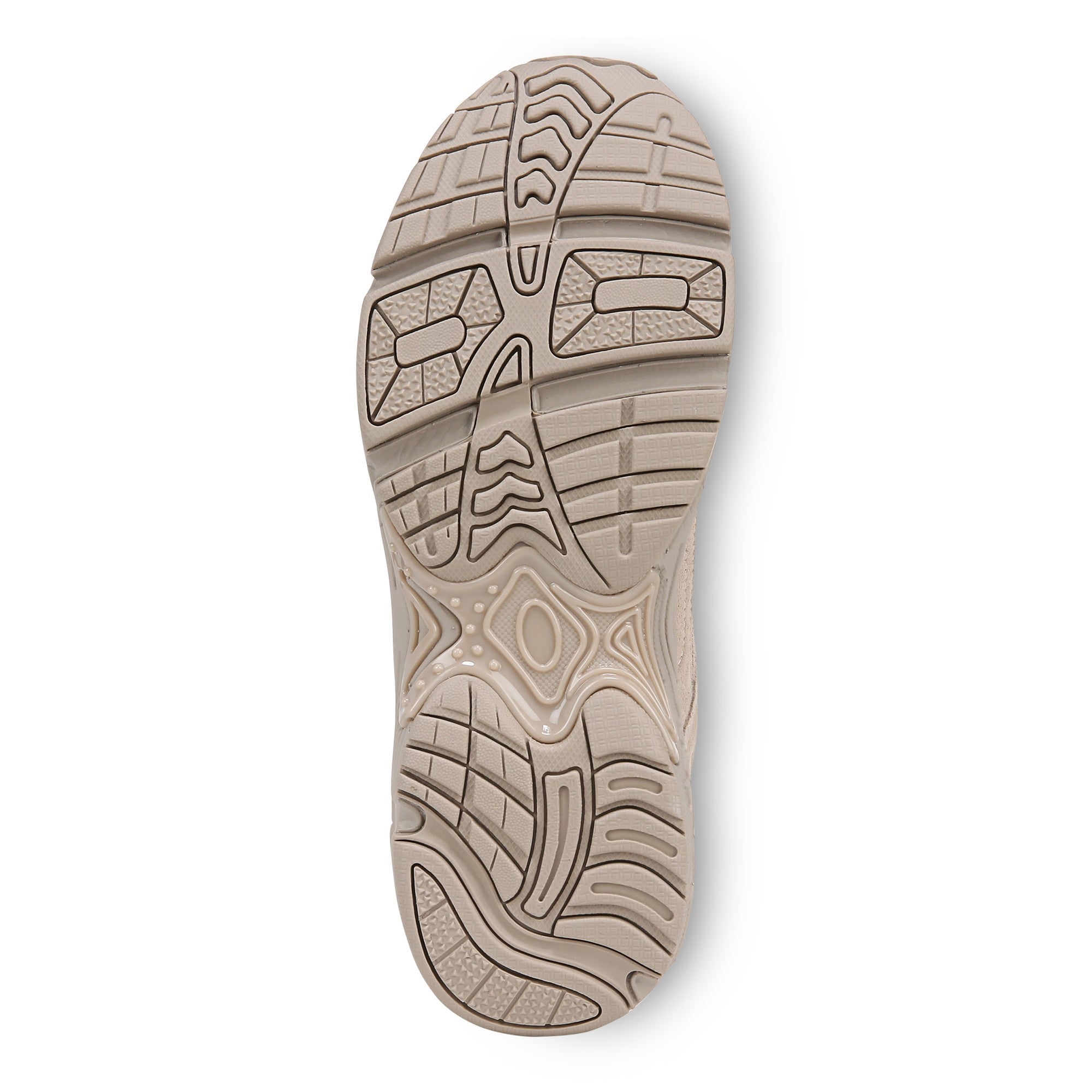 Vionic Classic Walker 2.0 Women's Athletic Walking Shoe - Oatmeal Beige/ Gold - Bottom