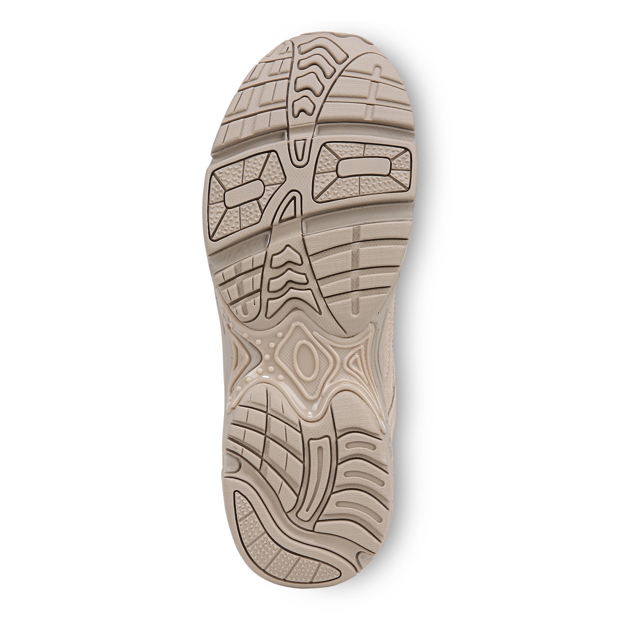 Vionic Classic Walker 2.0 Women's Athletic Walking Shoe - Oatmeal Beige/ Gold - Bottom