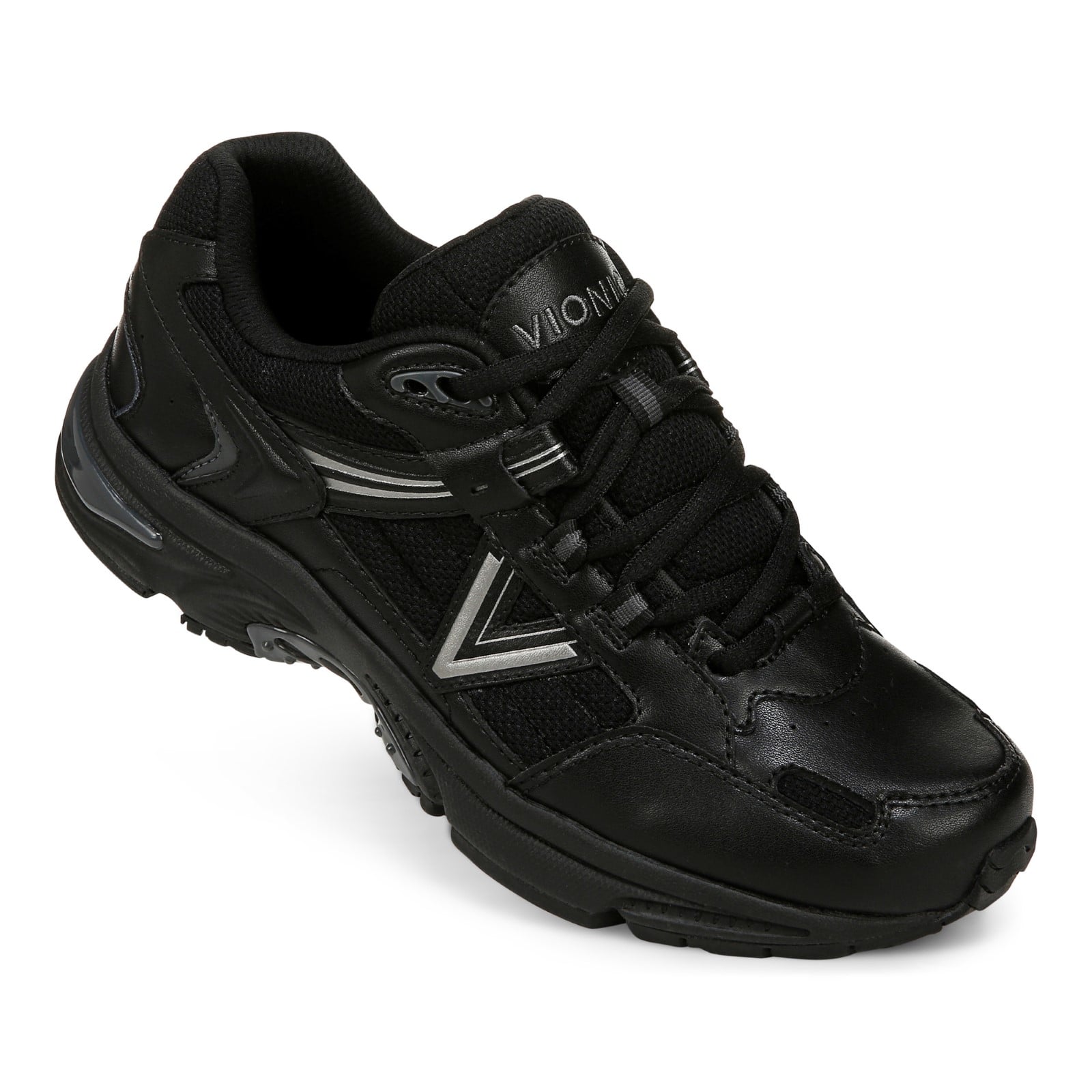 Vionic Classic Walker 2.0 Women's Athletic Walking Shoe - Black - 23WALK 2.0-J0683L5001-BLACK-13fl-med