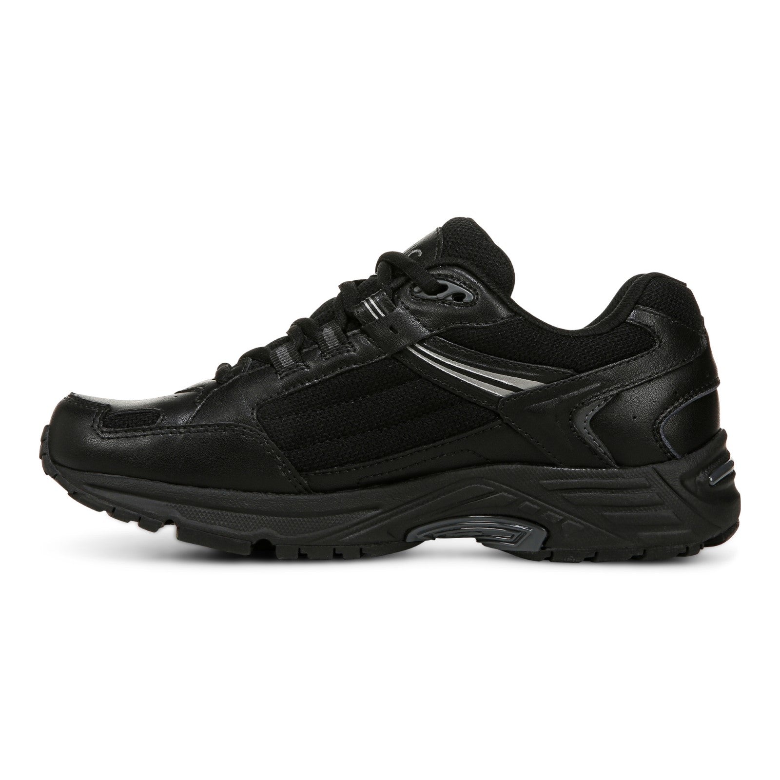 Vionic Classic Walker 2.0 Women's Athletic Walking Shoe - Black - Left Side