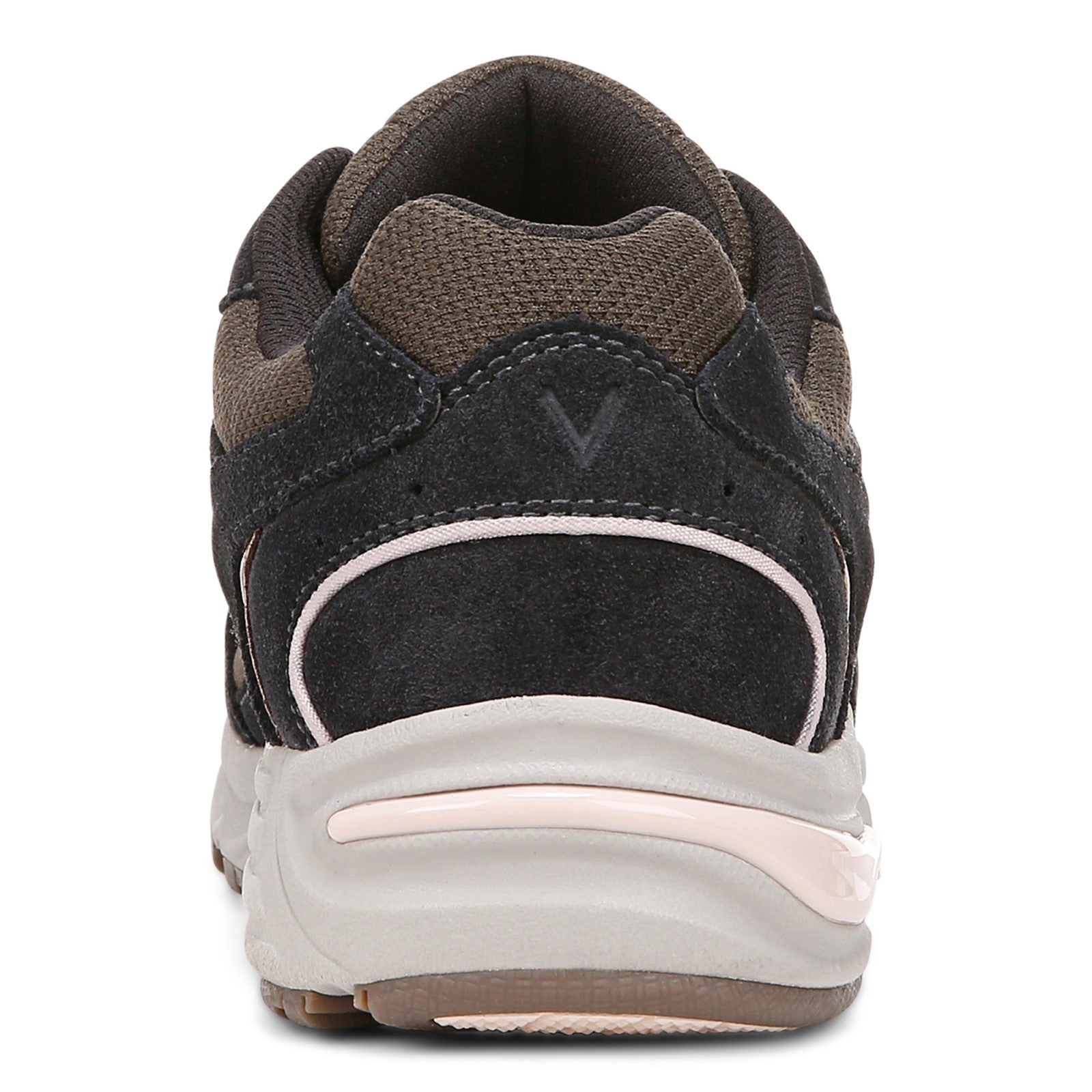 Vionic Classic Walker 2.0 Women's Athletic Walking Shoe - Phantom Grey/Dark Khaki - Back