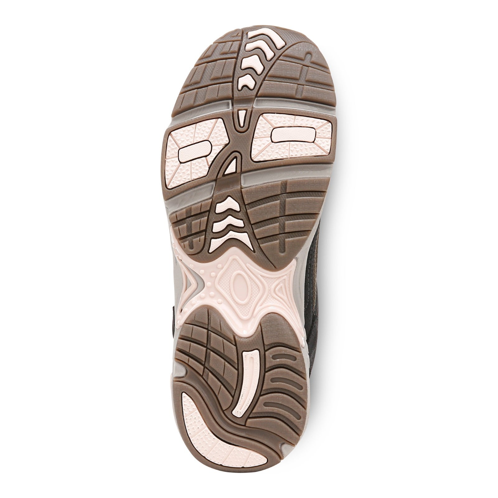Vionic Classic Walker 2.0 Women's Athletic Walking Shoe - Phantom Grey/Dark Khaki - Bottom