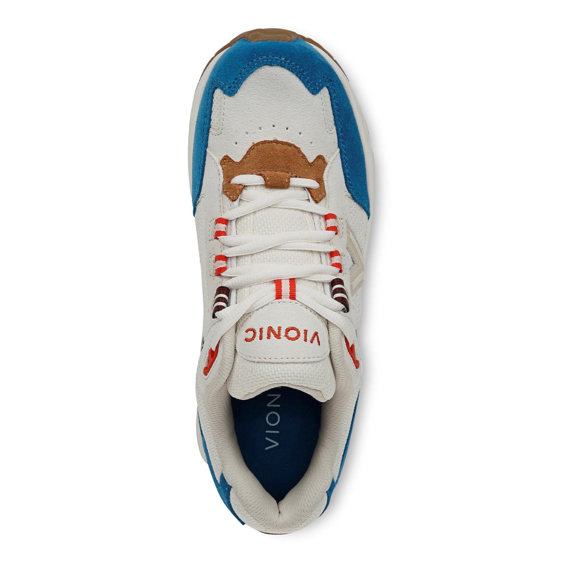 Vionic Classic Walker 2.0 Women's Athletic Walking Shoe - Ivory Multi - Top