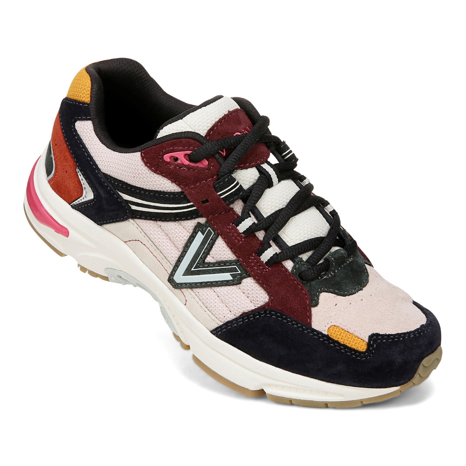 Vionic Classic Walker 2.0 Women's Athletic Walking Shoe - Port Wine Multi - 23WALK 2.0-J0683L8401-PORT WINE MULTI-13fl-med