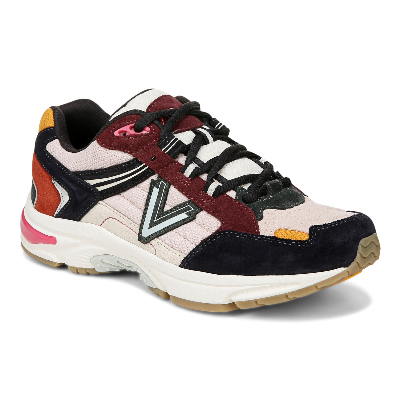 Vionic Classic Walker 2.0 Women's Athletic Walking Shoe - Port Wine Multi - Angle main
