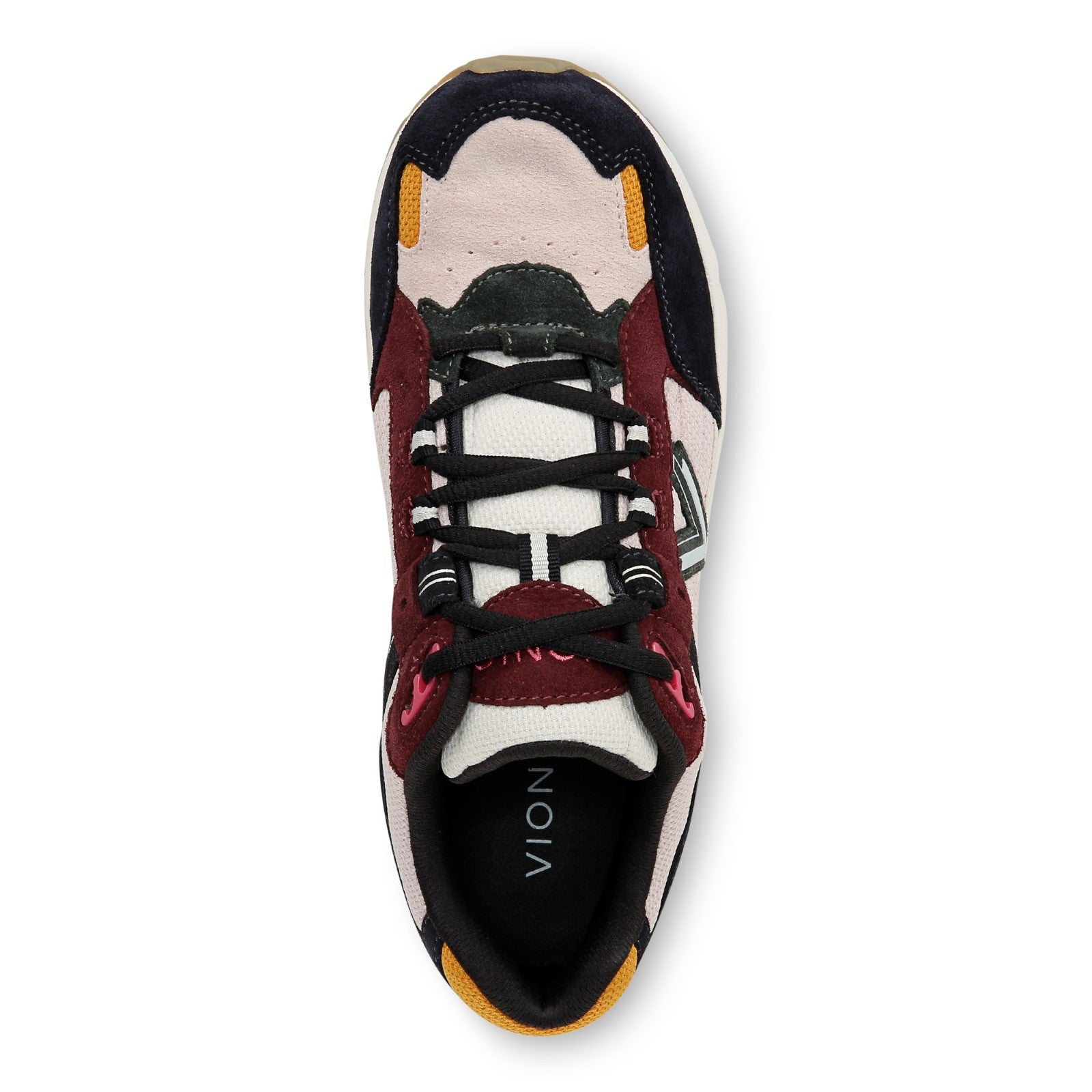 Vionic Classic Walker 2.0 Women's Athletic Walking Shoe - Port Wine Multi - Top