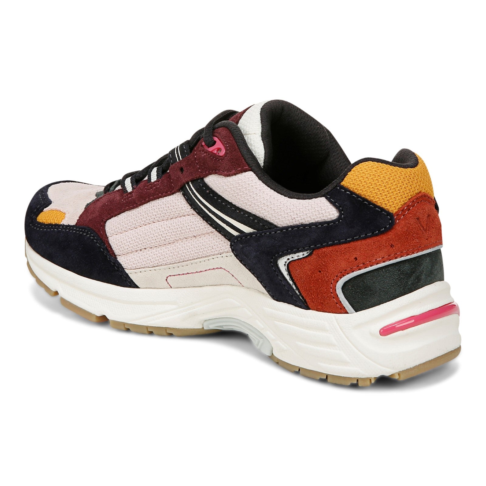 Vionic Classic Walker 2.0 Women's Athletic Walking Shoe - Port Wine Multi - Back angle