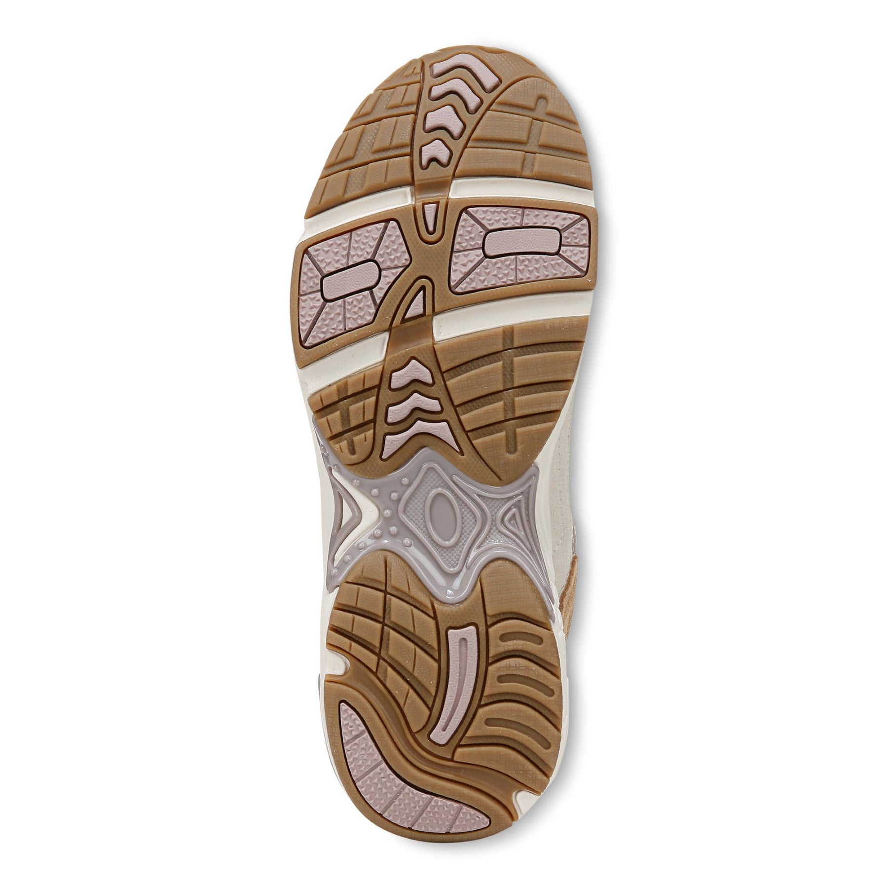 Vionic Classic Walker 2.0 Women's Athletic Walking Shoe - Cream/ Sand - Bottom