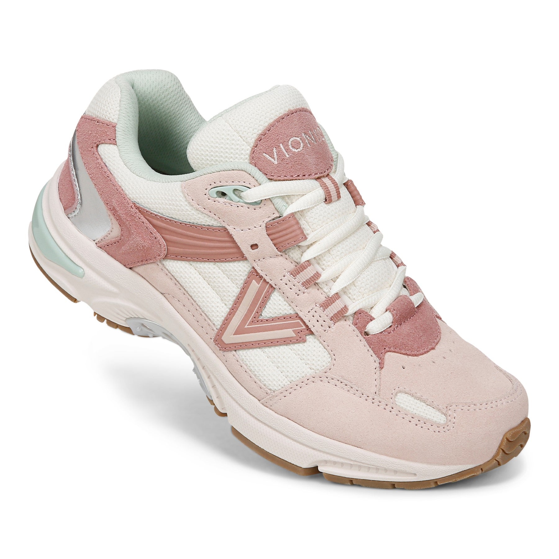 Vionic Classic Walker 2.0 Women's Athletic Walking Shoe - Cameo Rose/ Ivory - 23WALK 2.0-J0683L9650-CAMEO ROSE IVORY-13fl-med