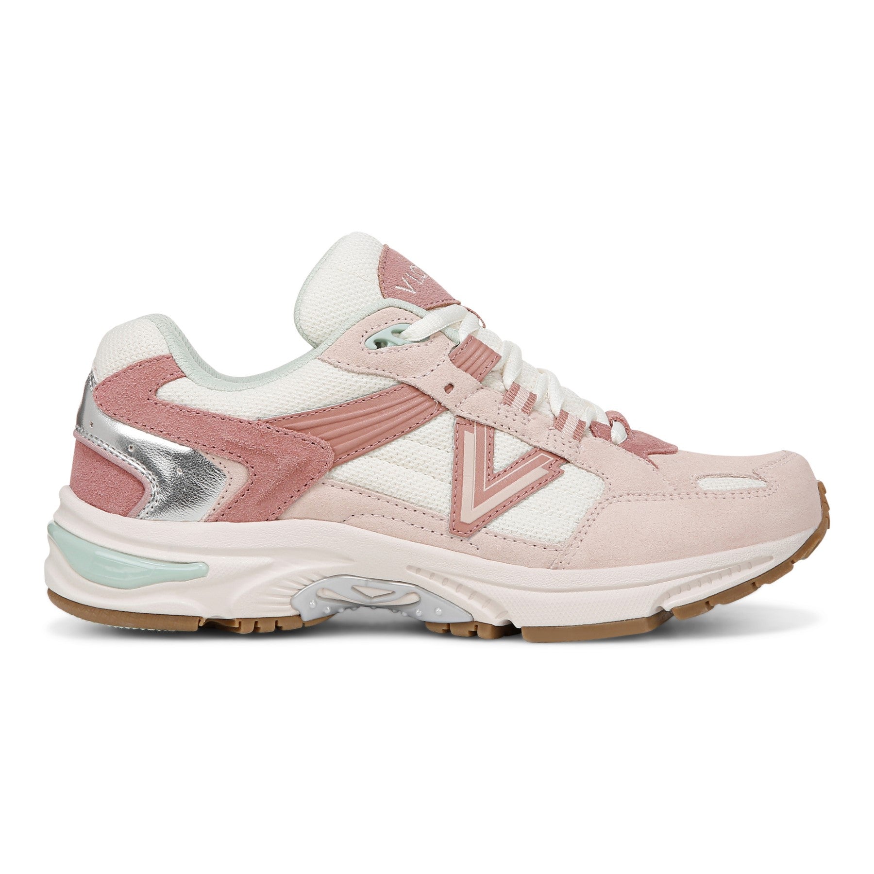Vionic Classic Walker 2.0 Women's Athletic Walking Shoe - Cameo Rose/ Ivory - Right side