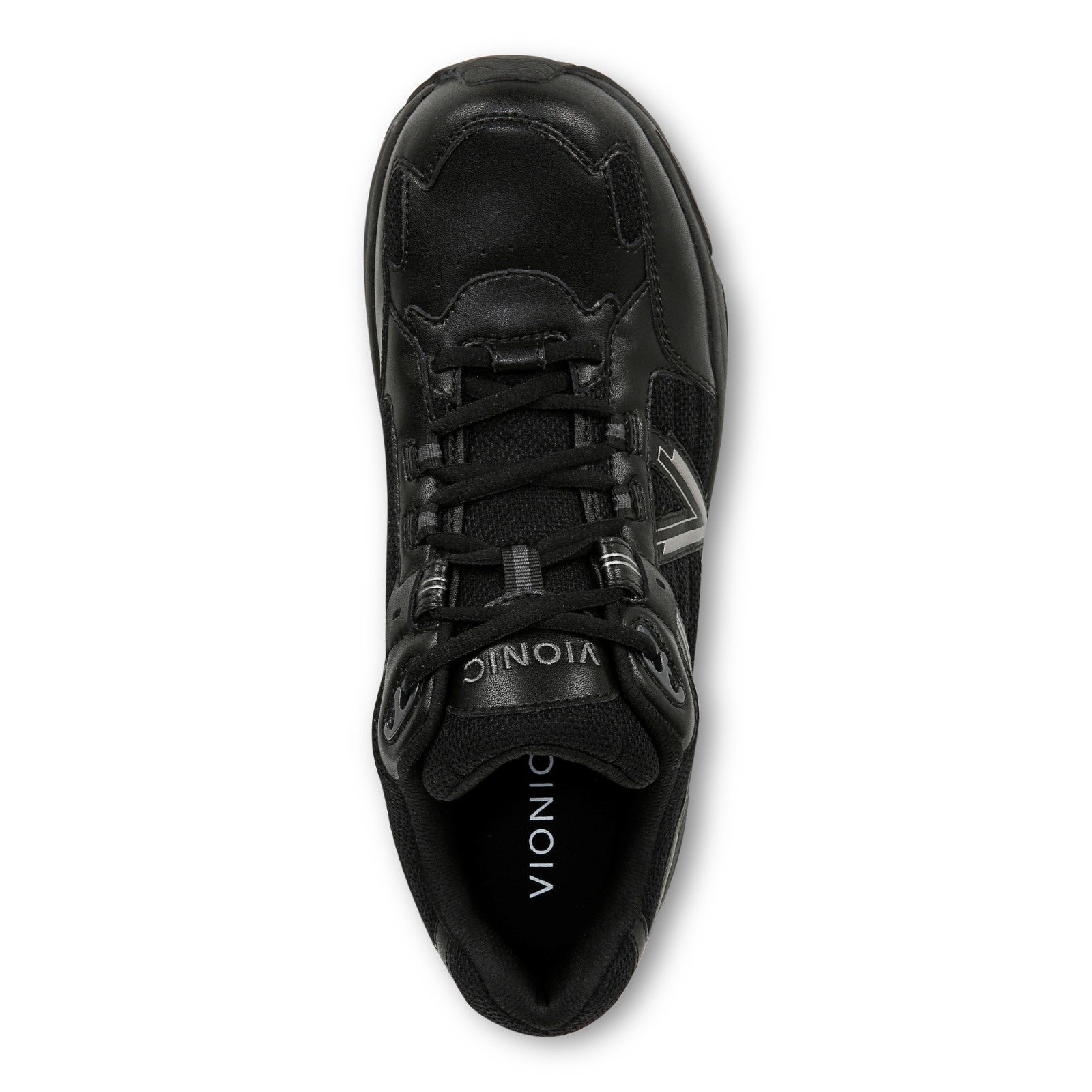 Vionic 23walk 2.0 Men's Orthotic Oxford/Lace-Up Sneaker - Black - Top
