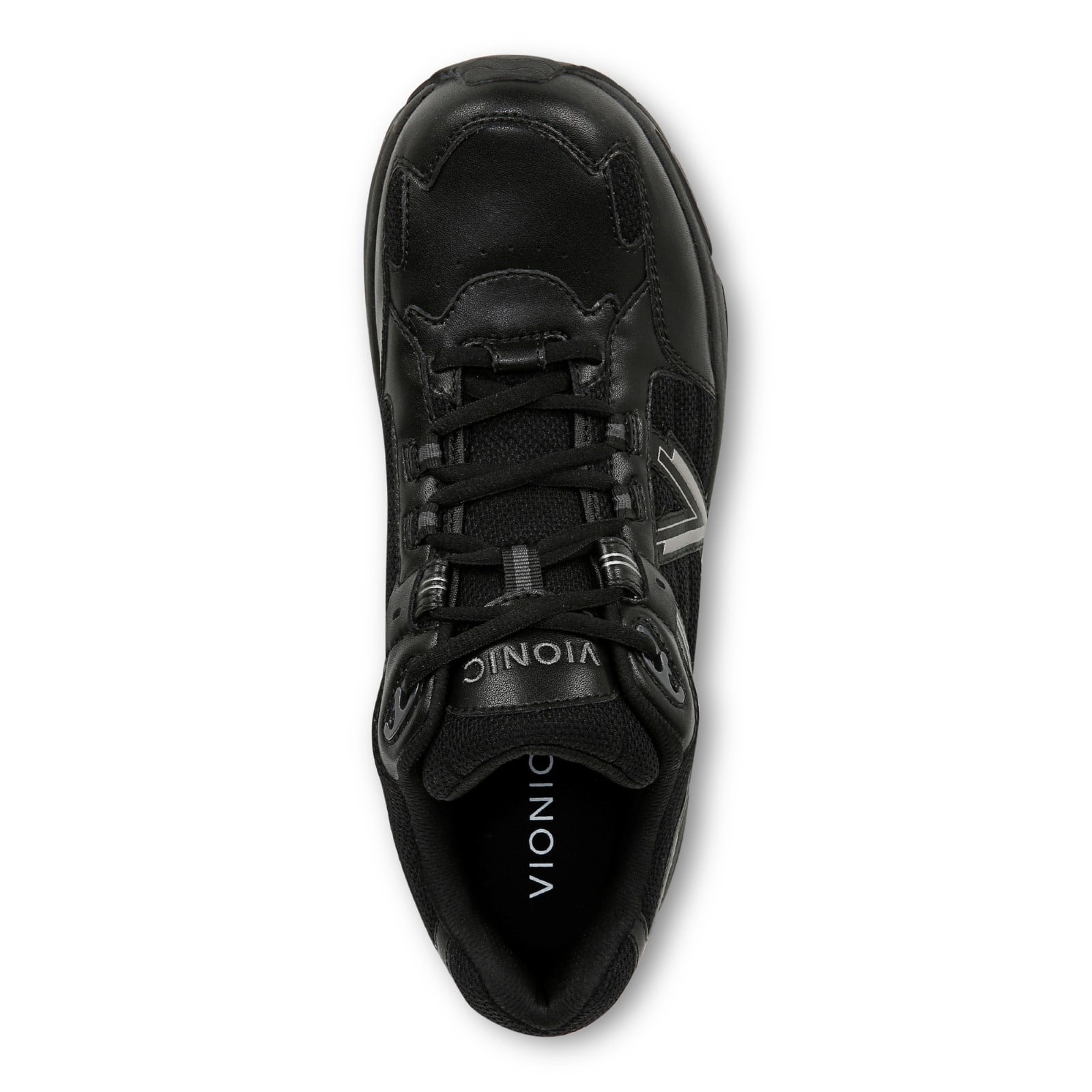 Vionic 23walk 2.0 Men's Orthotic Oxford/Lace-Up Sneaker - Black - Top