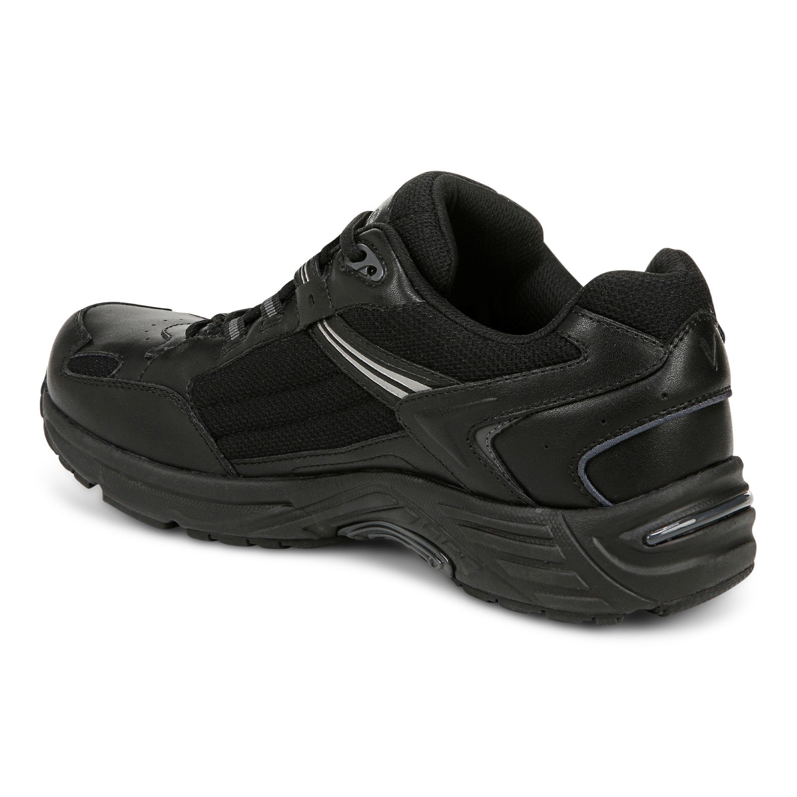 Vionic 23walk 2.0 Men's Orthotic Oxford/Lace-Up Sneaker - Black - Back angle