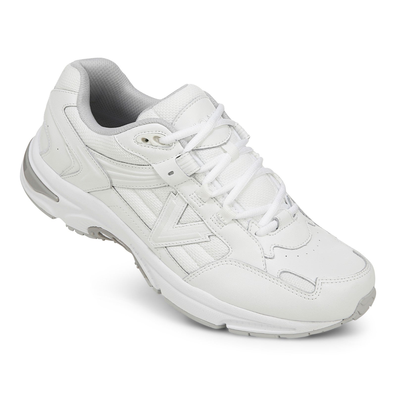 Vionic 23walk 2.0 Men's Orthotic Oxford/Lace-Up Sneaker - White - 23WALK 2.0-J2244L1100-WHITE-13fl-med