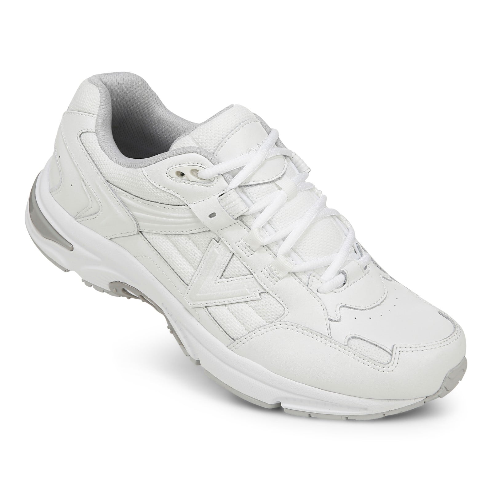 Vionic 23walk 2.0 Men's Orthotic Oxford/Lace-Up Sneaker - White - 23WALK 2.0-J2244L1100-WHITE-13fl-med