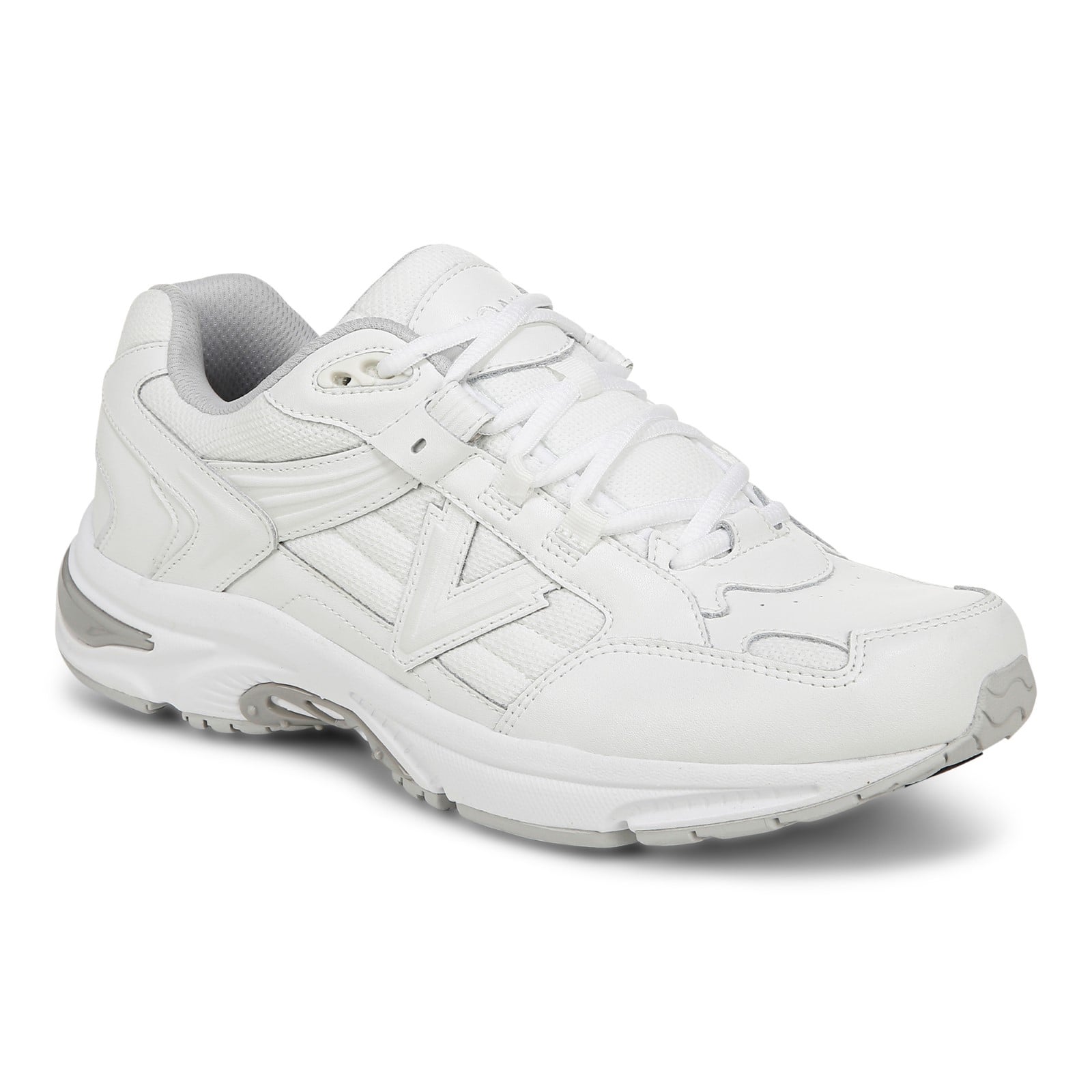 Vionic 23walk 2.0 Men's Orthotic Oxford/Lace-Up Sneaker - White - Angle main