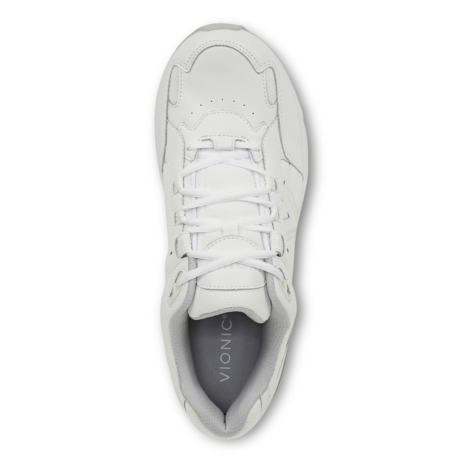 Vionic 23walk 2.0 Men's Orthotic Oxford/Lace-Up Sneaker - White - Top